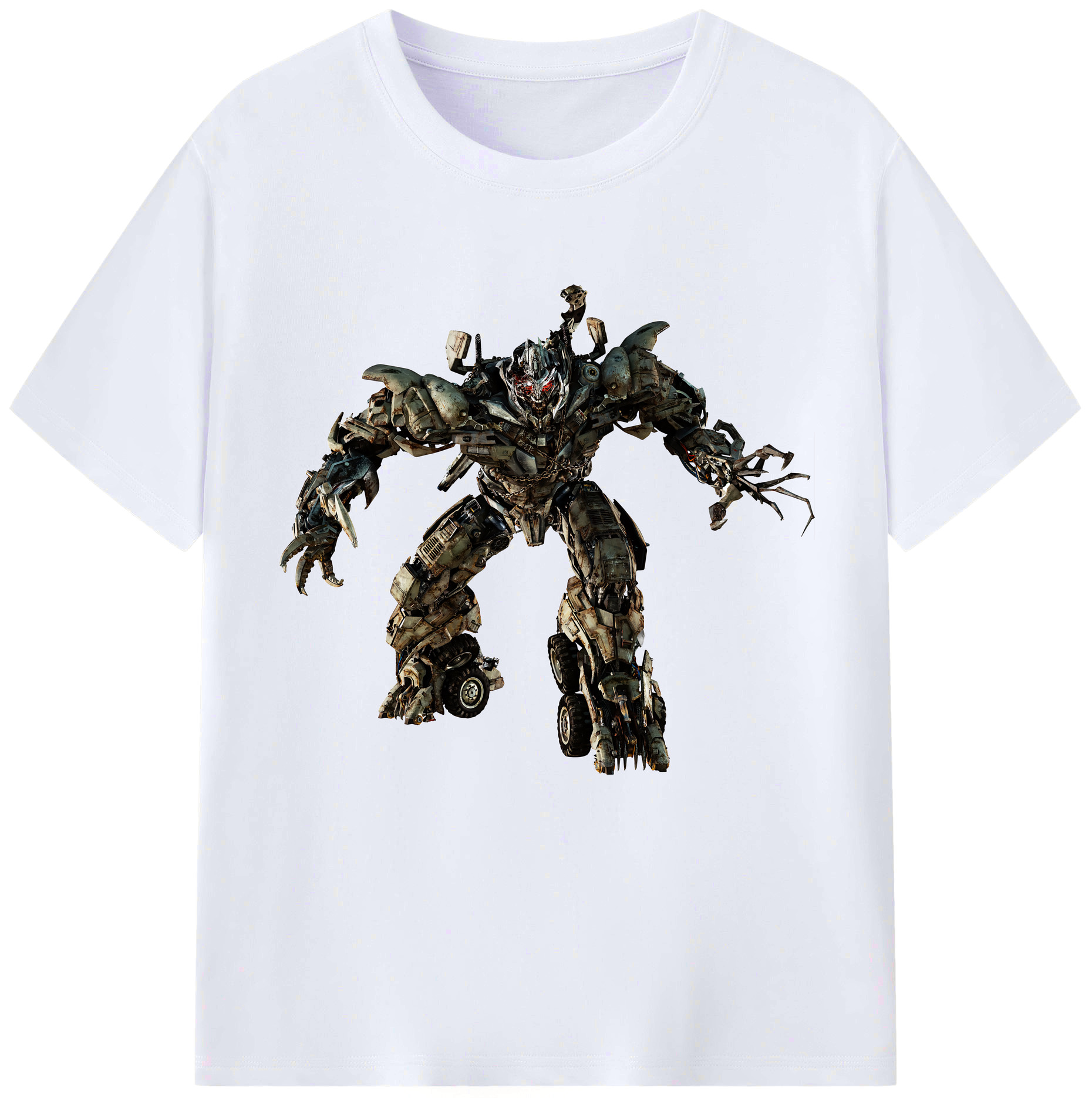 （画像用） Transformers トランスフォーマー レディースカジュアルプリントTシャツ（綿100％）