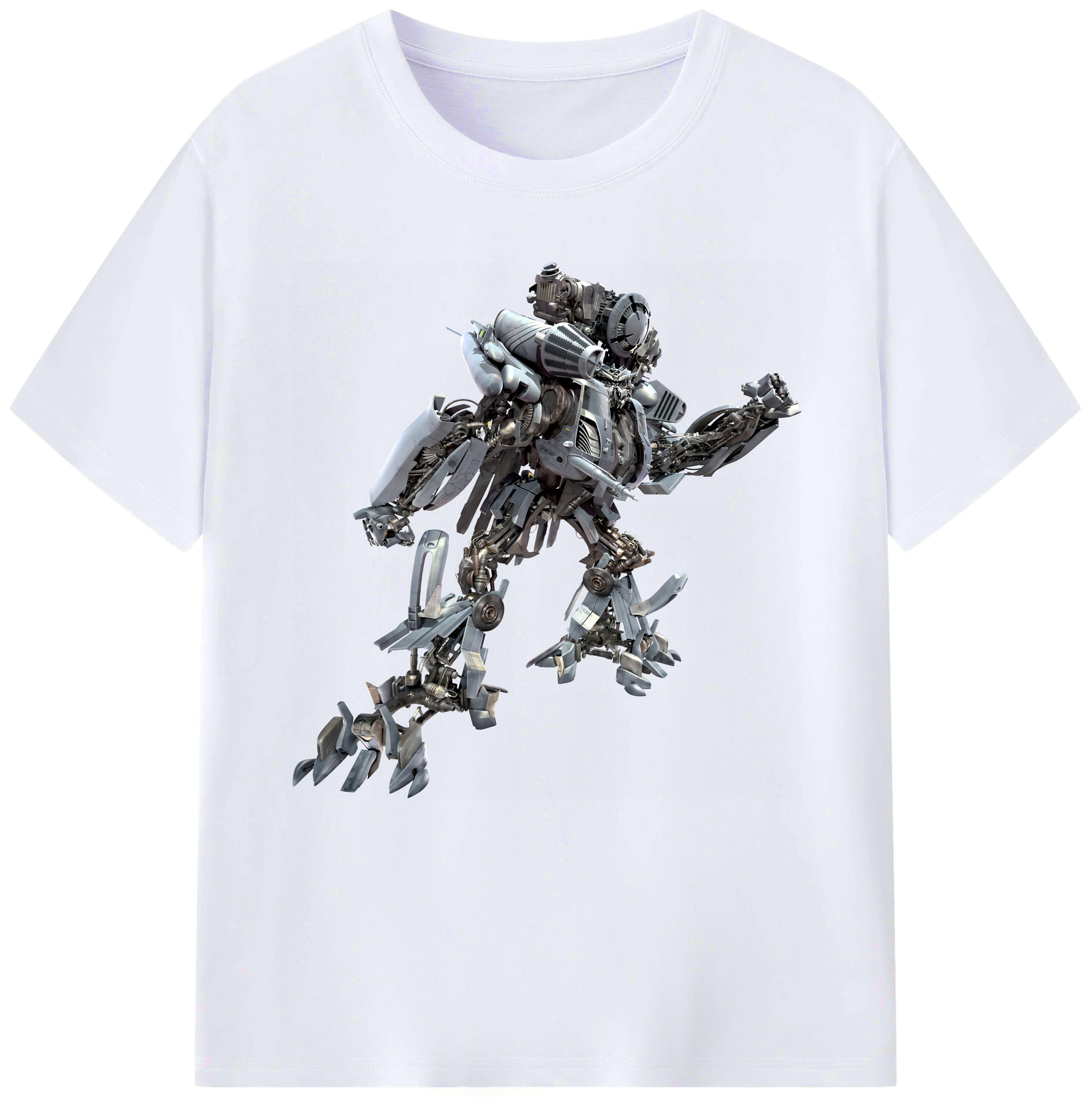 （画像用） Transformers トランスフォーマー レディースカジュアルプリントTシャツ（綿100％）