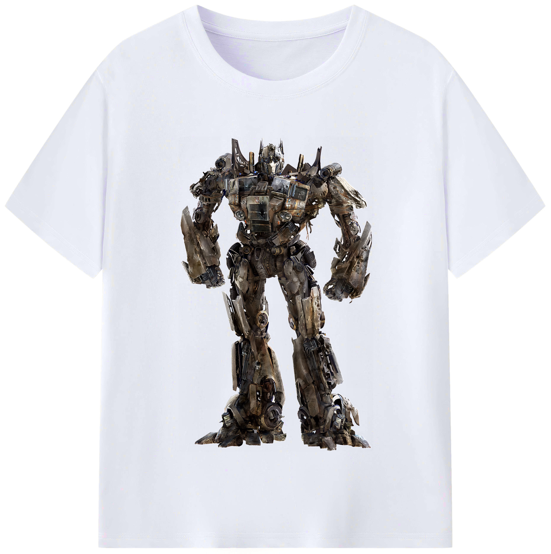 （画像用） Transformers トランスフォーマー レディースカジュアルプリントTシャツ（綿100％）