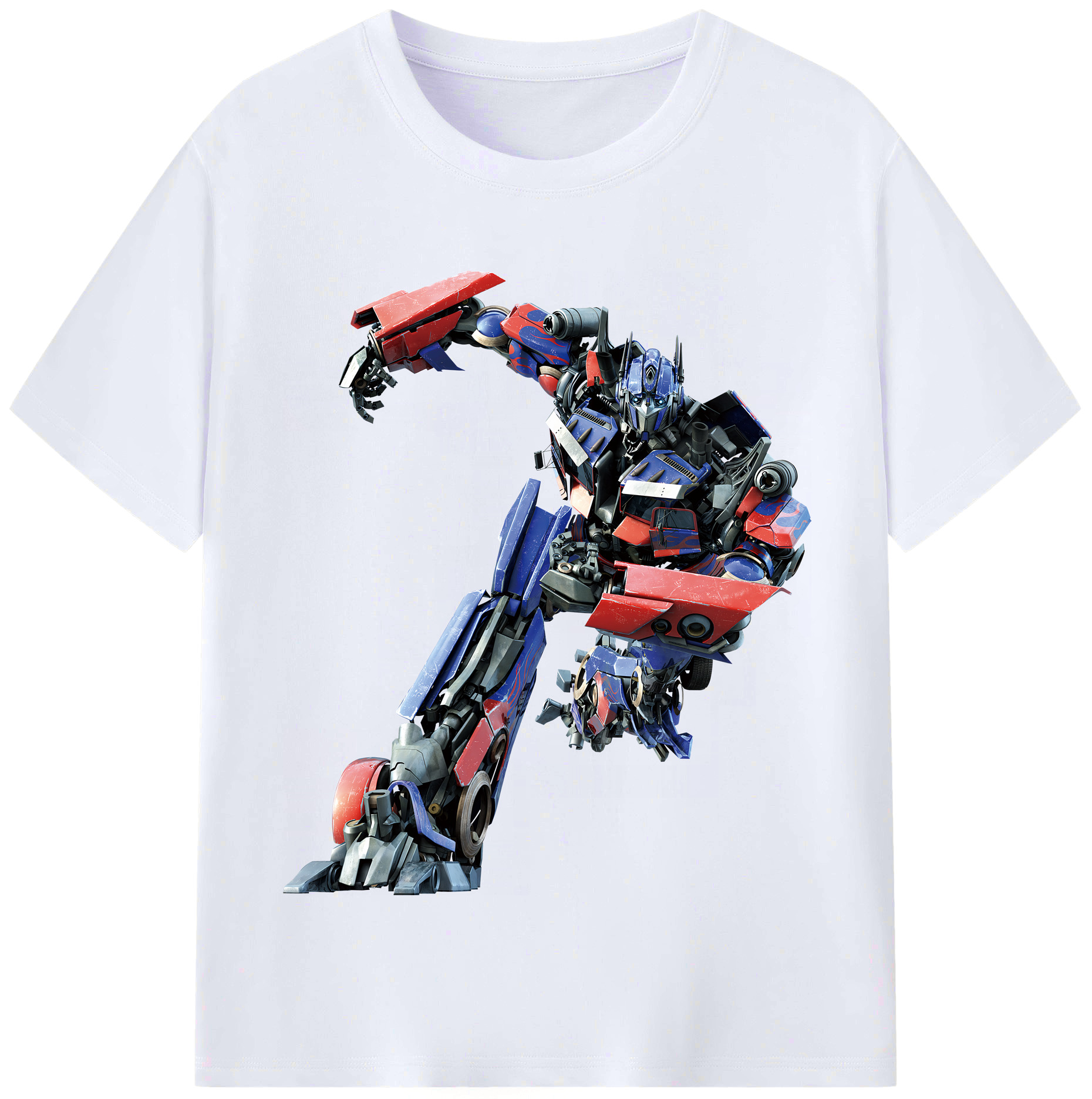（画像用） Transformers トランスフォーマー レディースカジュアルプリントTシャツ（綿100％）