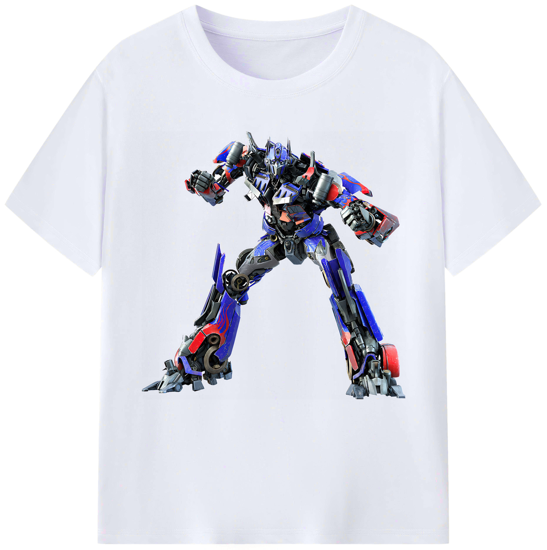（画像用） Transformers トランスフォーマー レディースカジュアルプリントTシャツ（綿100％）