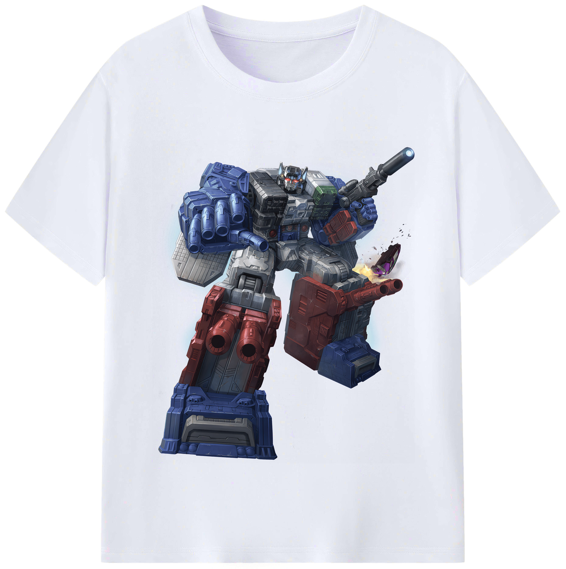 （画像用） Transformers トランスフォーマー レディースカジュアルプリントTシャツ（綿100％）