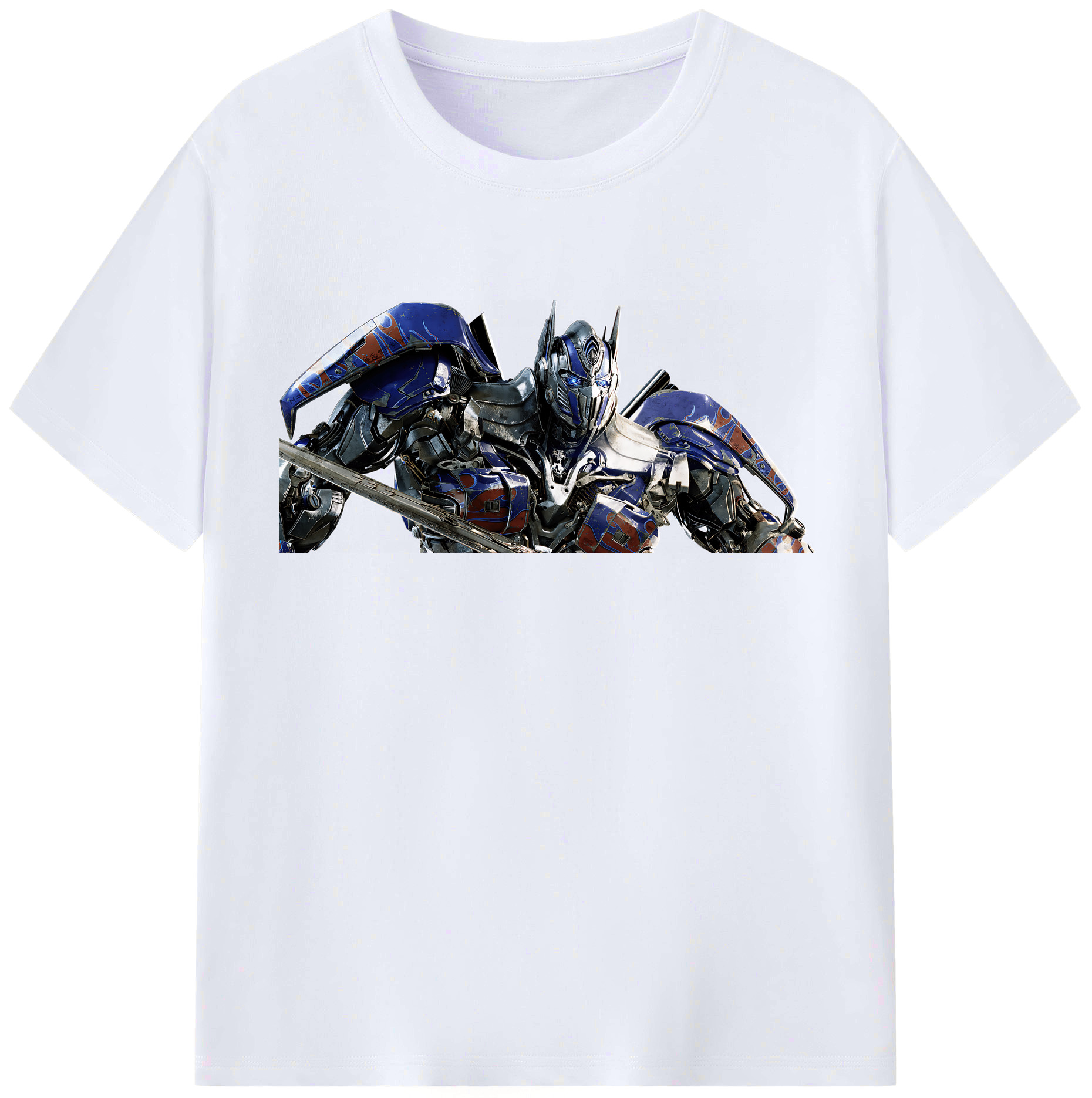 （画像用） Transformers トランスフォーマー レディースカジュアルプリントTシャツ（綿100％）