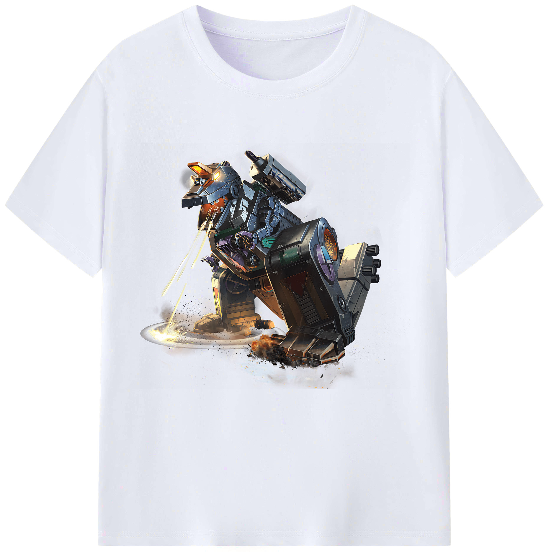 （画像用） Transformers トランスフォーマー レディースカジュアルプリントTシャツ（綿100％）