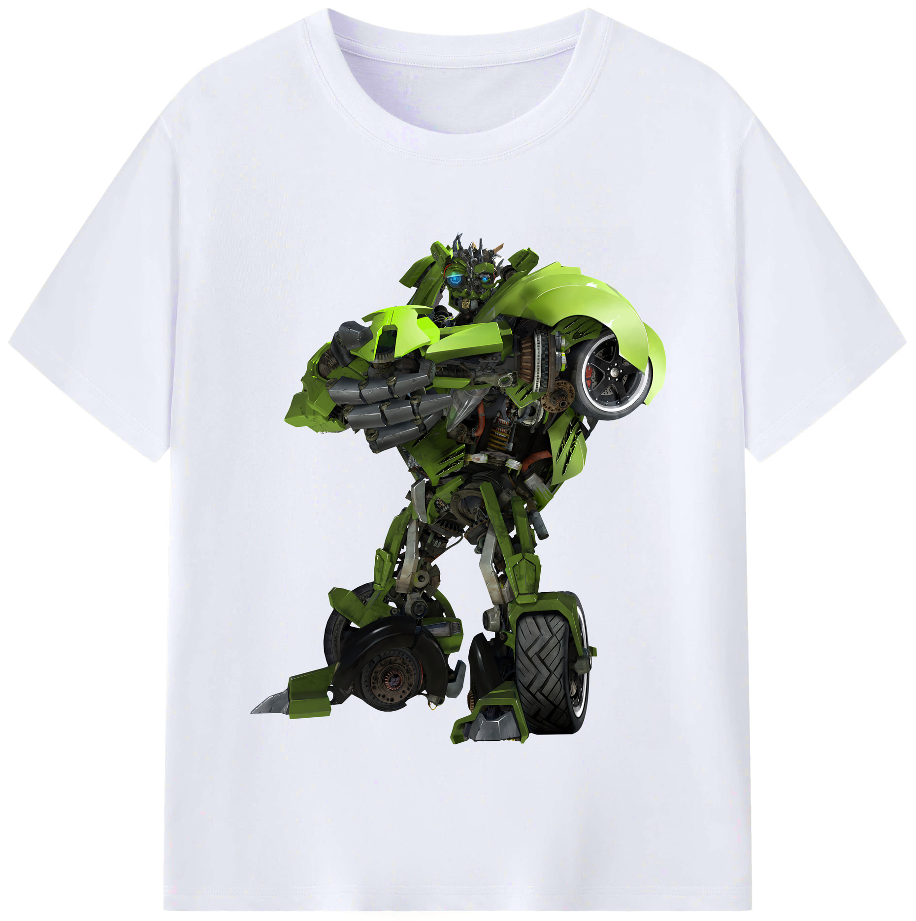 （画像用） Transformers トランスフォーマー レディースカジュアルプリントTシャツ（綿100％）