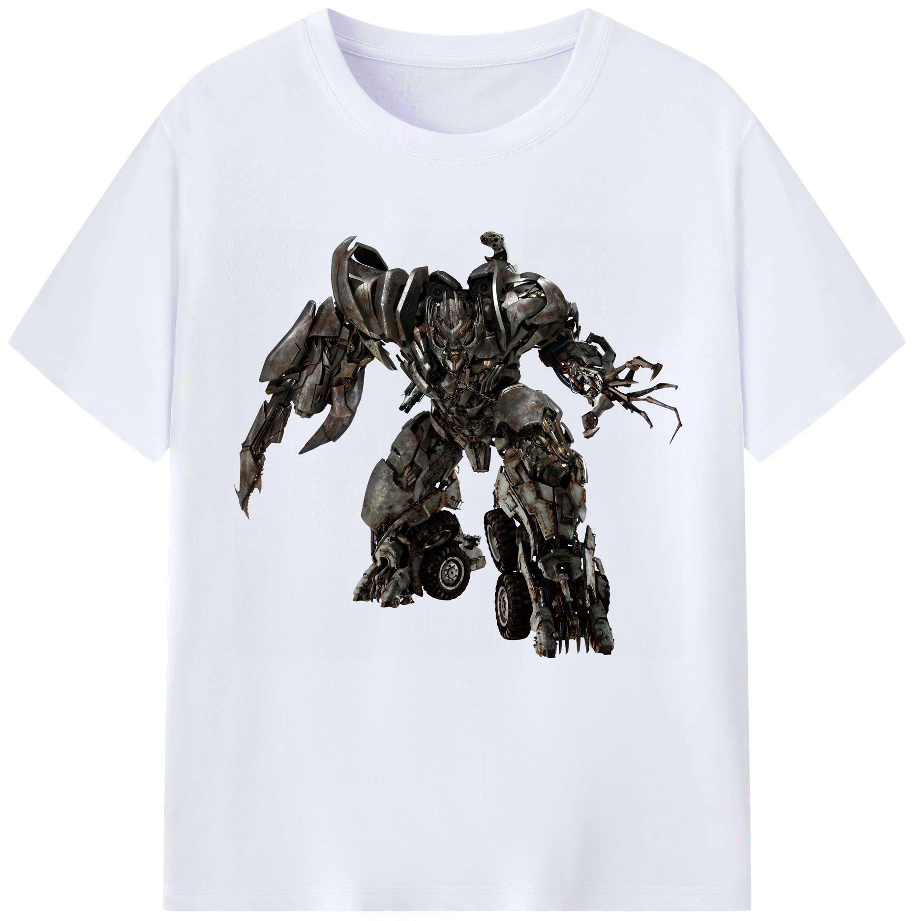 （画像用） Transformers トランスフォーマー レディースカジュアルプリントTシャツ（綿100％）