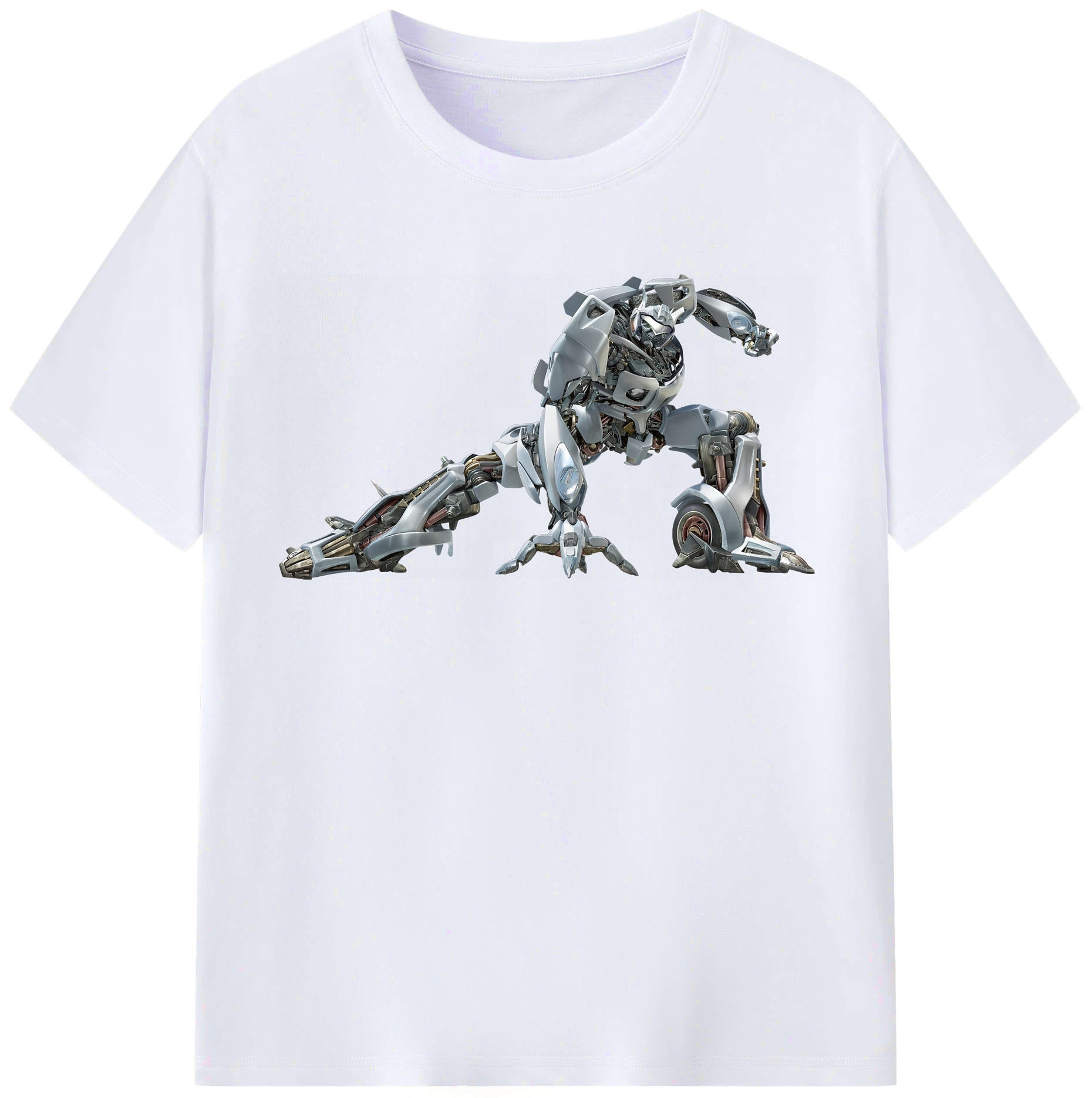 （画像用） Transformers トランスフォーマー レディースカジュアルプリントTシャツ（綿100％）