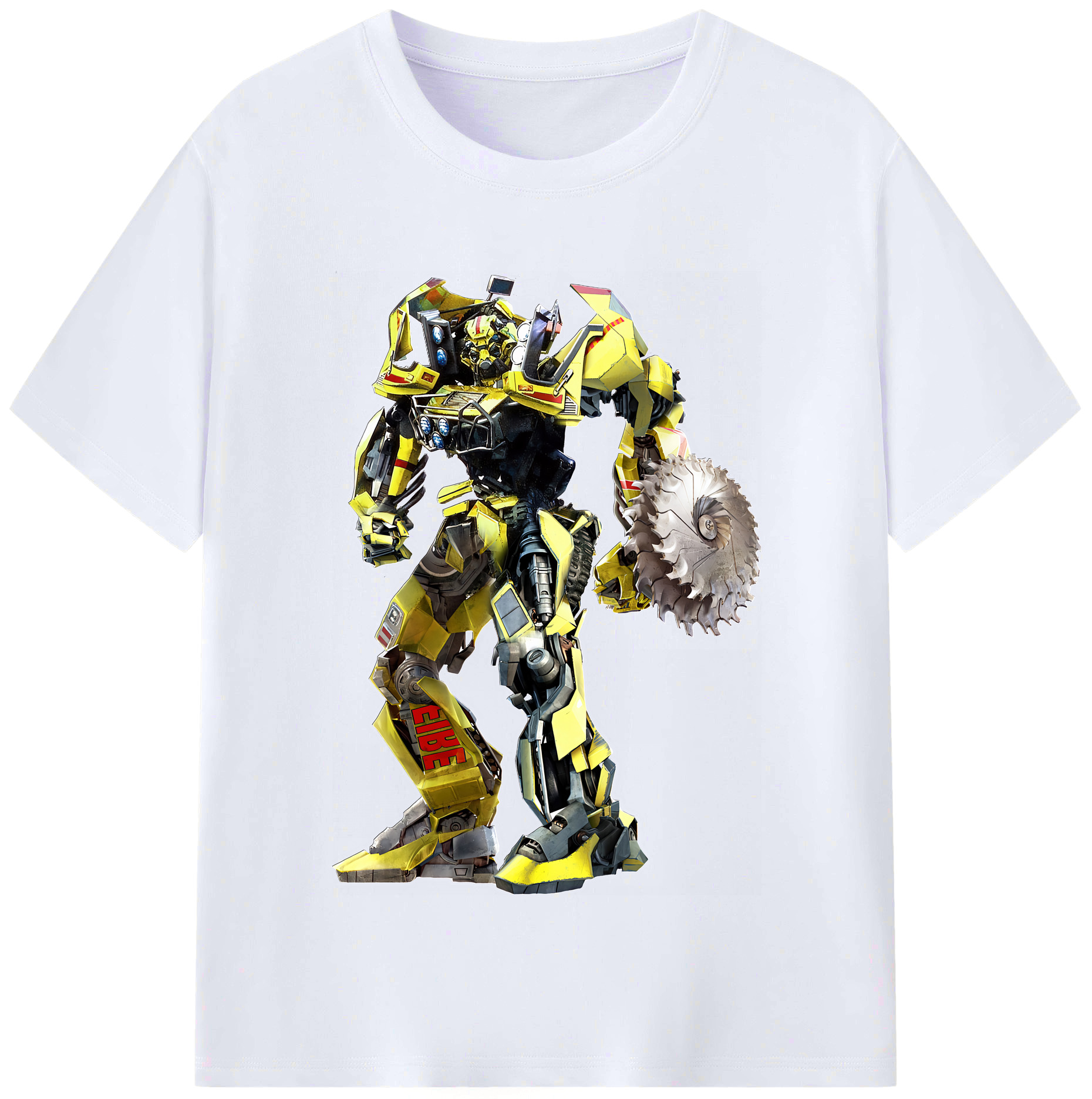 （画像用） Transformers トランスフォーマー レディースカジュアルプリントTシャツ（綿100％）