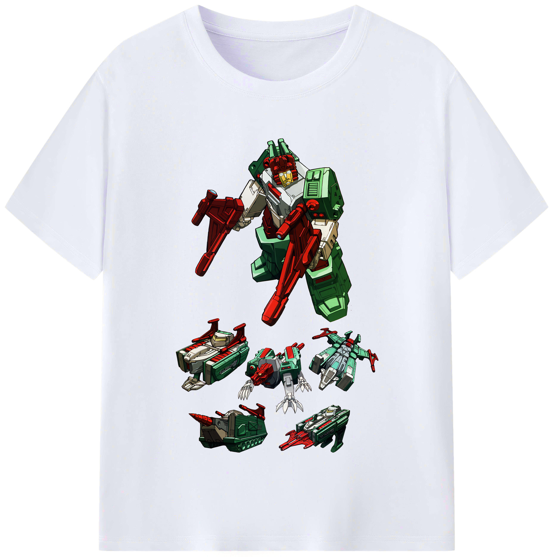 （画像用） Transformers トランスフォーマー レディースカジュアルプリントTシャツ（綿100％）