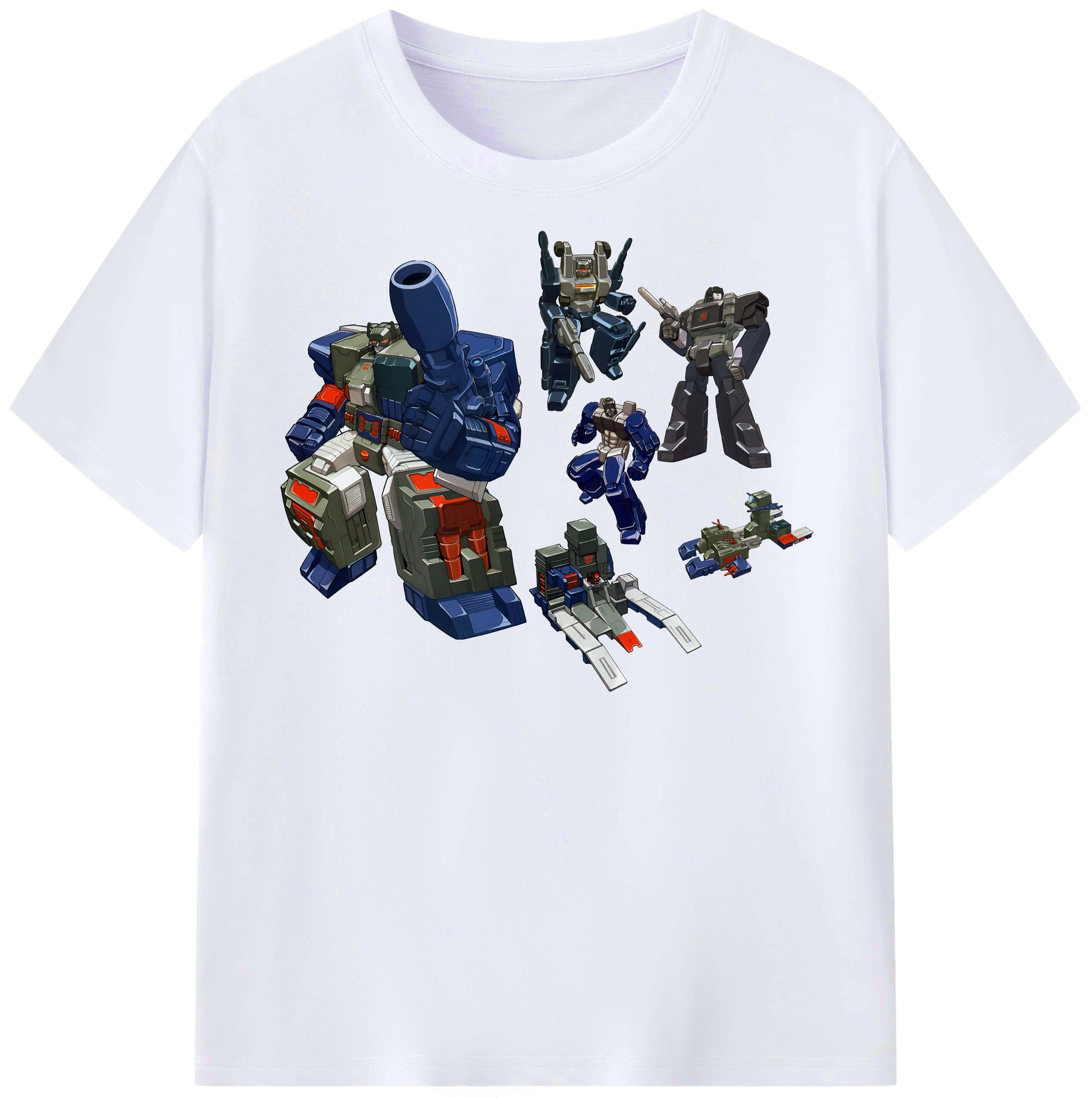 （画像用） Transformers トランスフォーマー レディースカジュアルプリントTシャツ（綿100％）