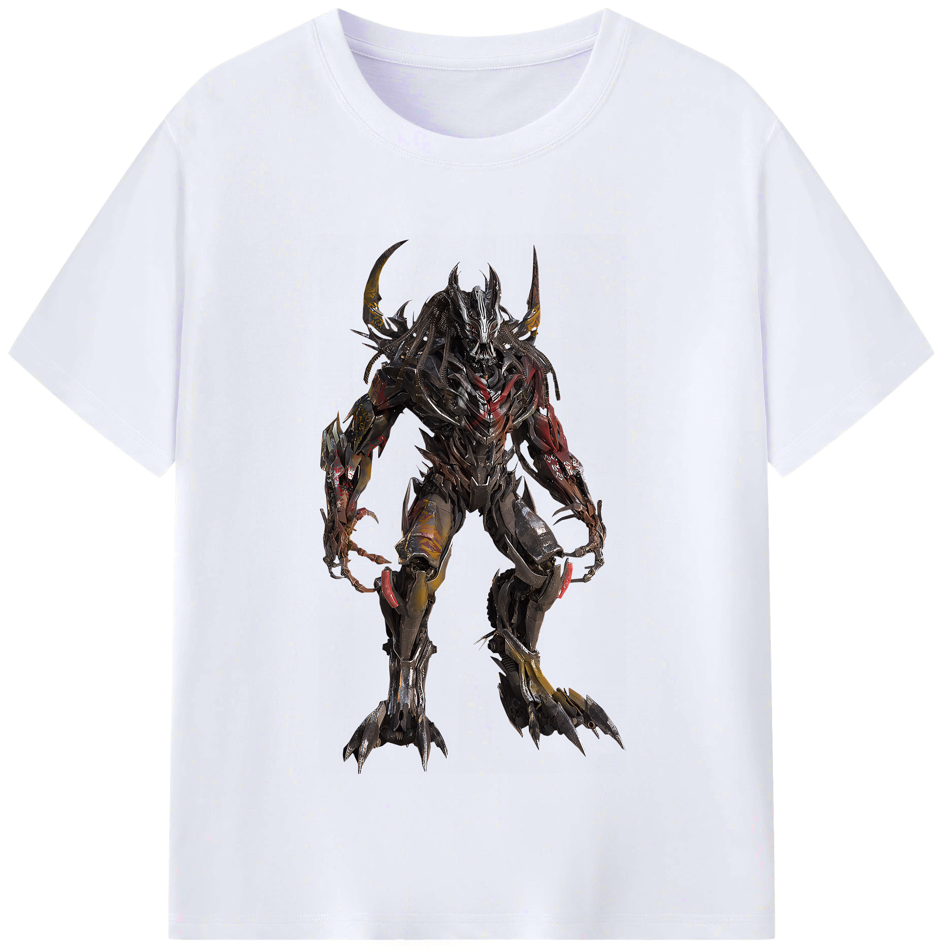（画像用） Transformers トランスフォーマー レディースカジュアルプリントTシャツ（綿100％）