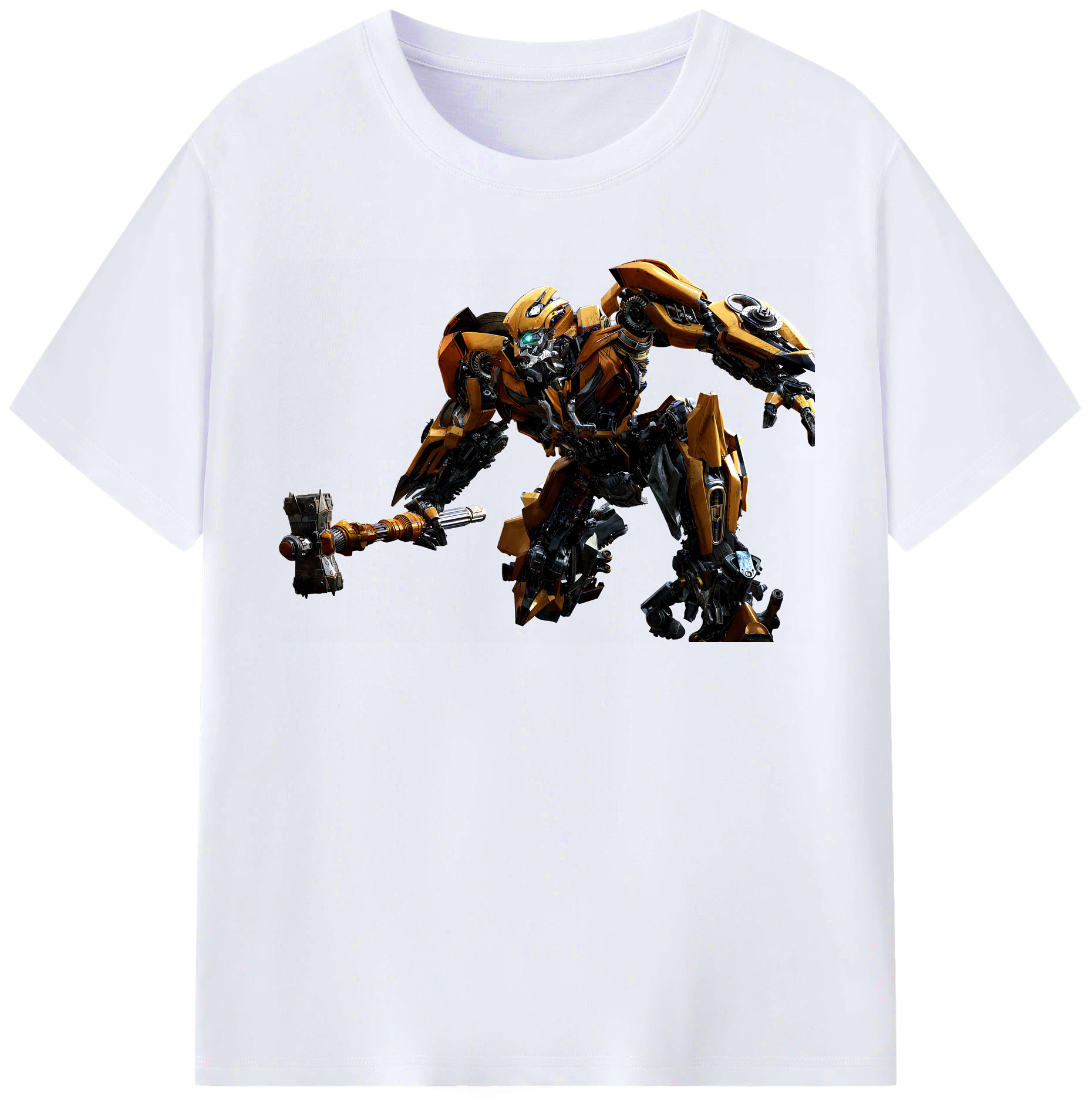 （画像用） Transformers トランスフォーマー レディースカジュアルプリントTシャツ（綿100％）