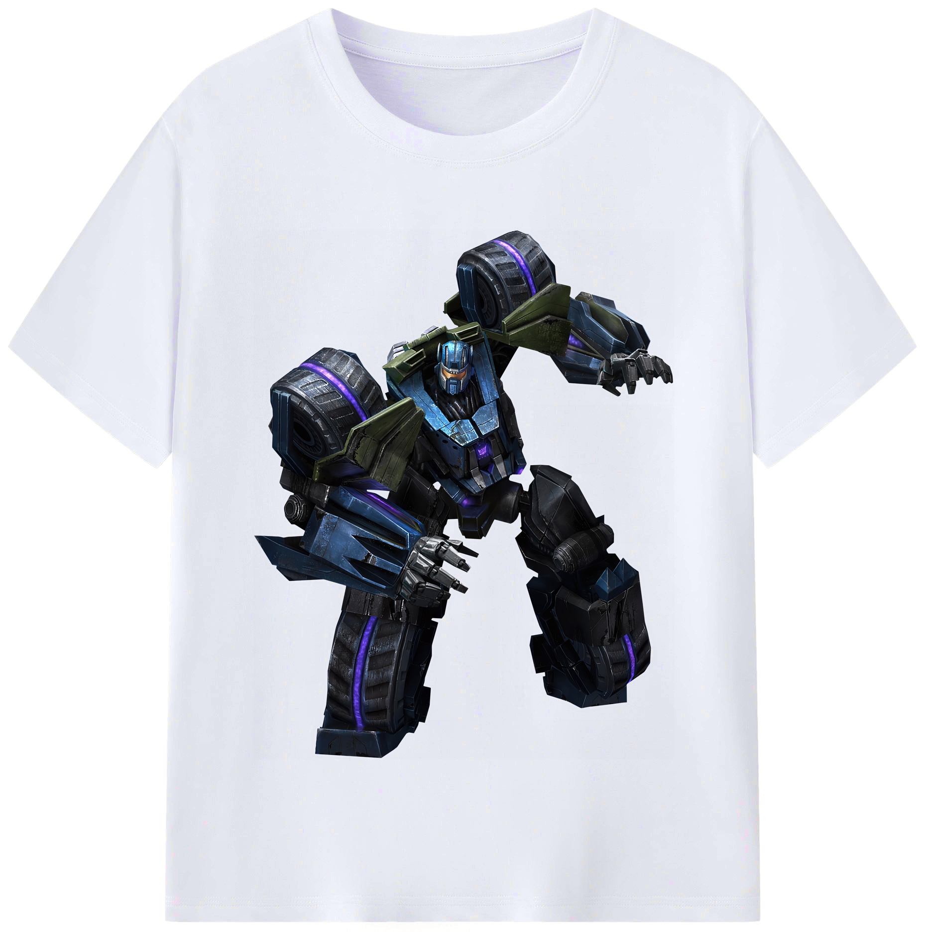（画像用） Transformers トランスフォーマー レディースカジュアルプリントTシャツ（綿100％）