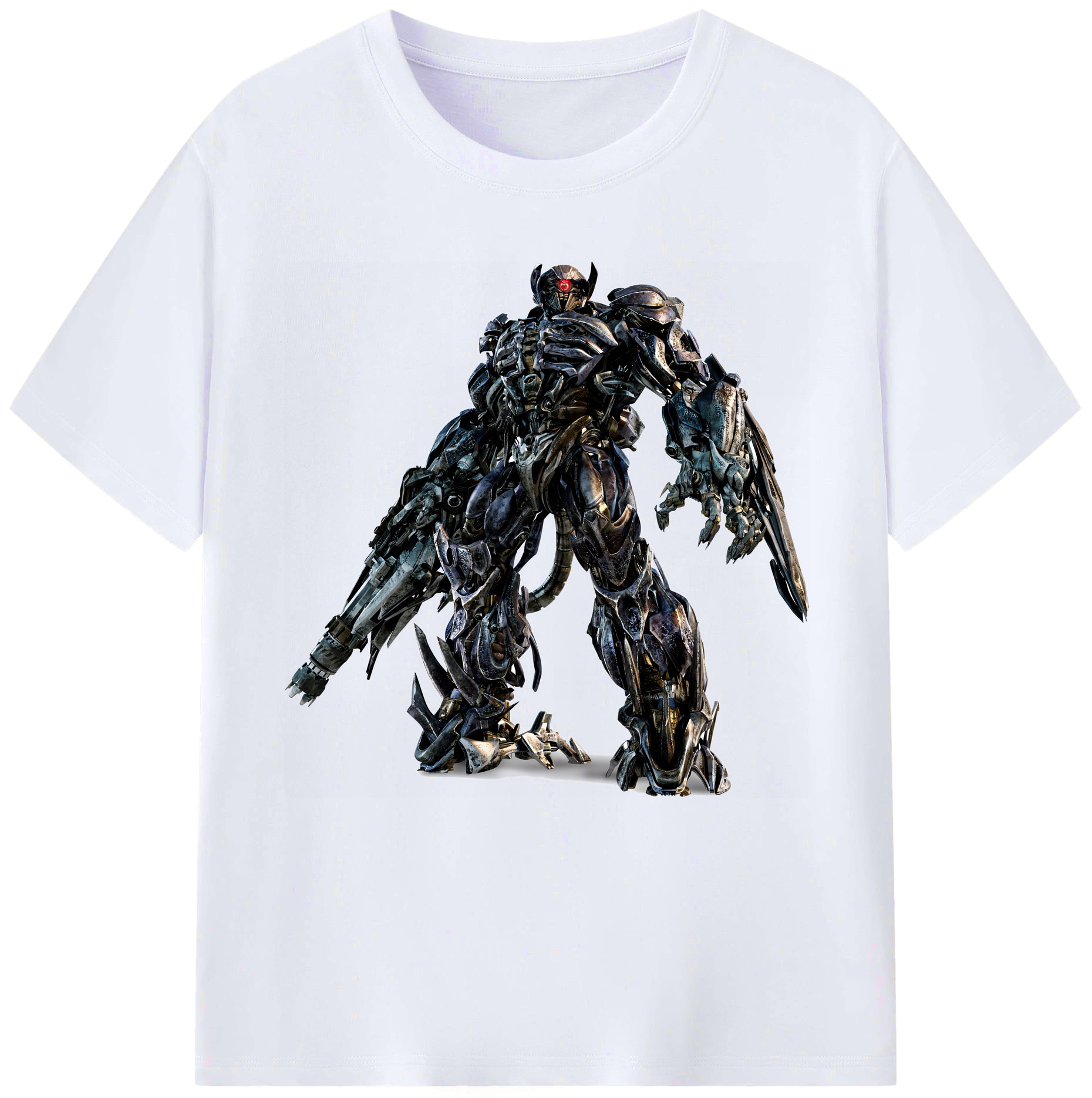 （画像用） Transformers トランスフォーマー レディースカジュアルプリントTシャツ（綿100％）