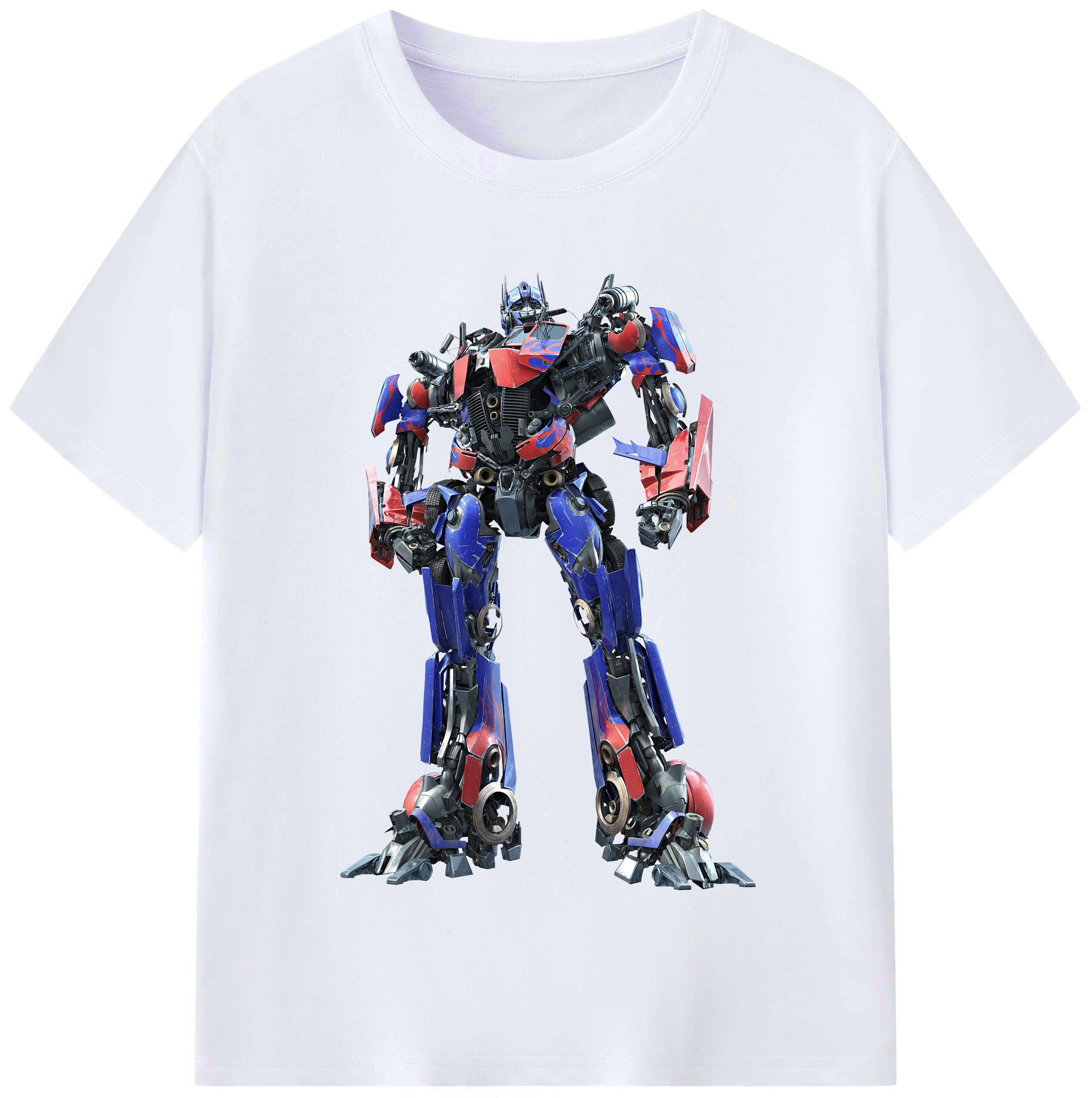 （画像用） Transformers トランスフォーマー レディースカジュアルプリントTシャツ（綿100％）