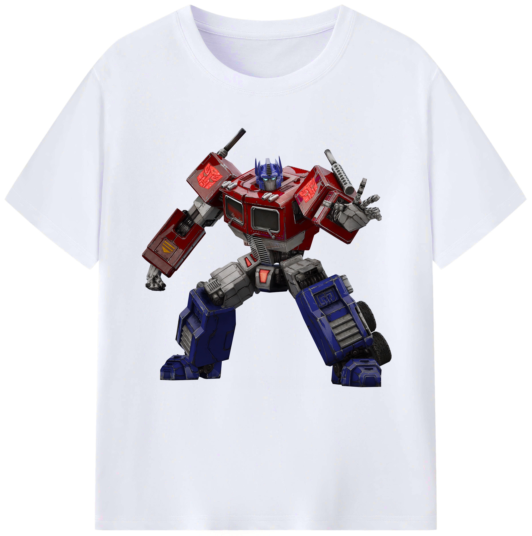 （画像用） Transformers トランスフォーマー レディースカジュアルプリントTシャツ（綿100％）