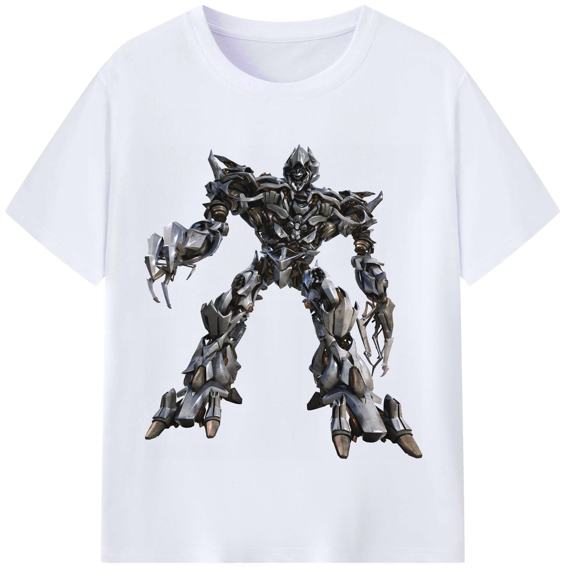 （画像用） Transformers トランスフォーマー レディースカジュアルプリントTシャツ（綿100％）