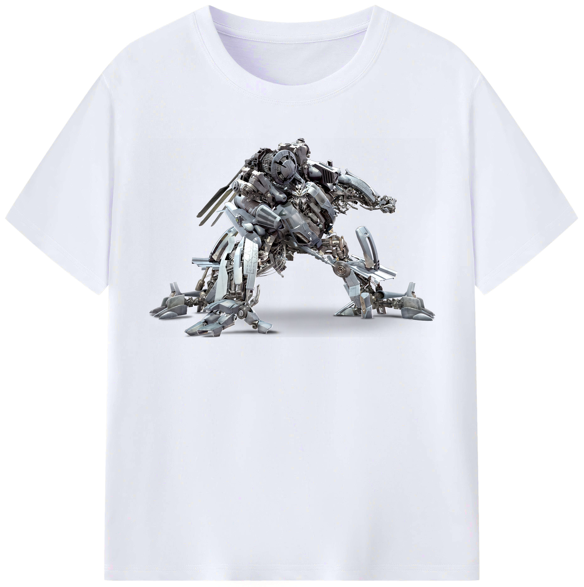 （画像用） Transformers トランスフォーマー レディースカジュアルプリントTシャツ（綿100％）
