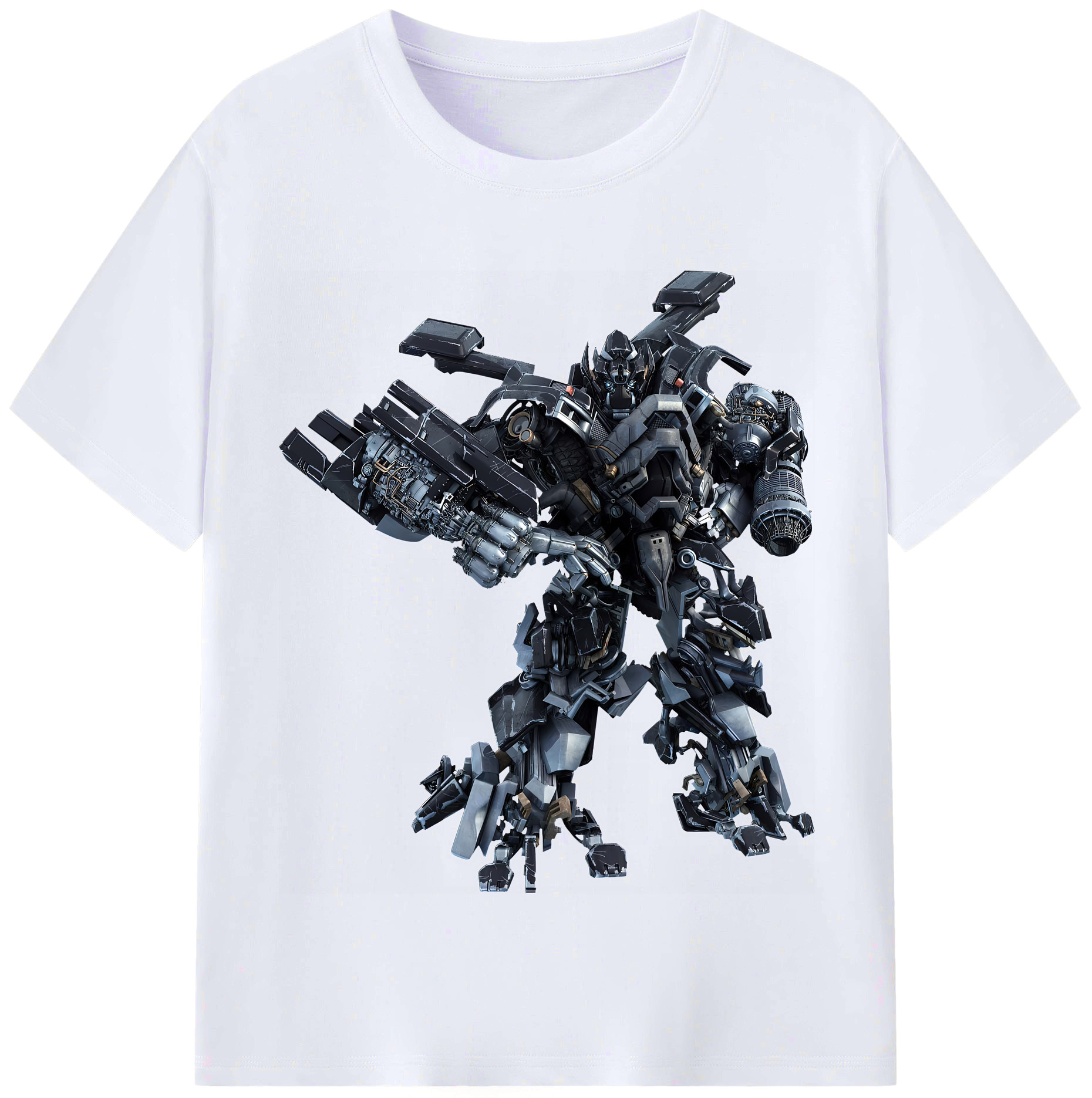 （画像用） Transformers トランスフォーマー レディースカジュアルプリントTシャツ（綿100％）