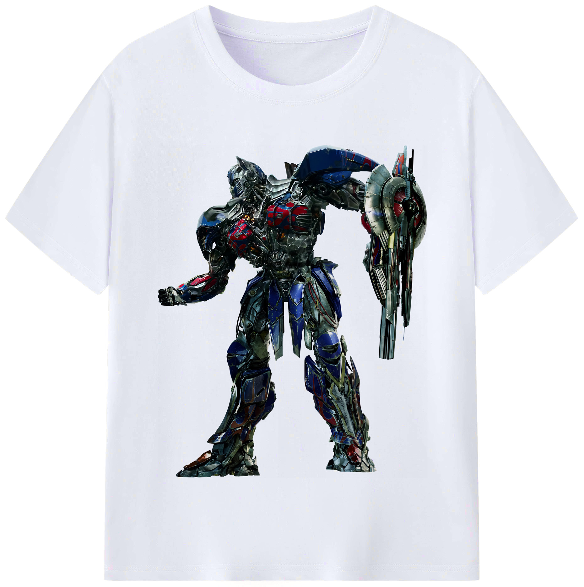 （画像用） Transformers トランスフォーマー レディースカジュアルプリントTシャツ（綿100％）