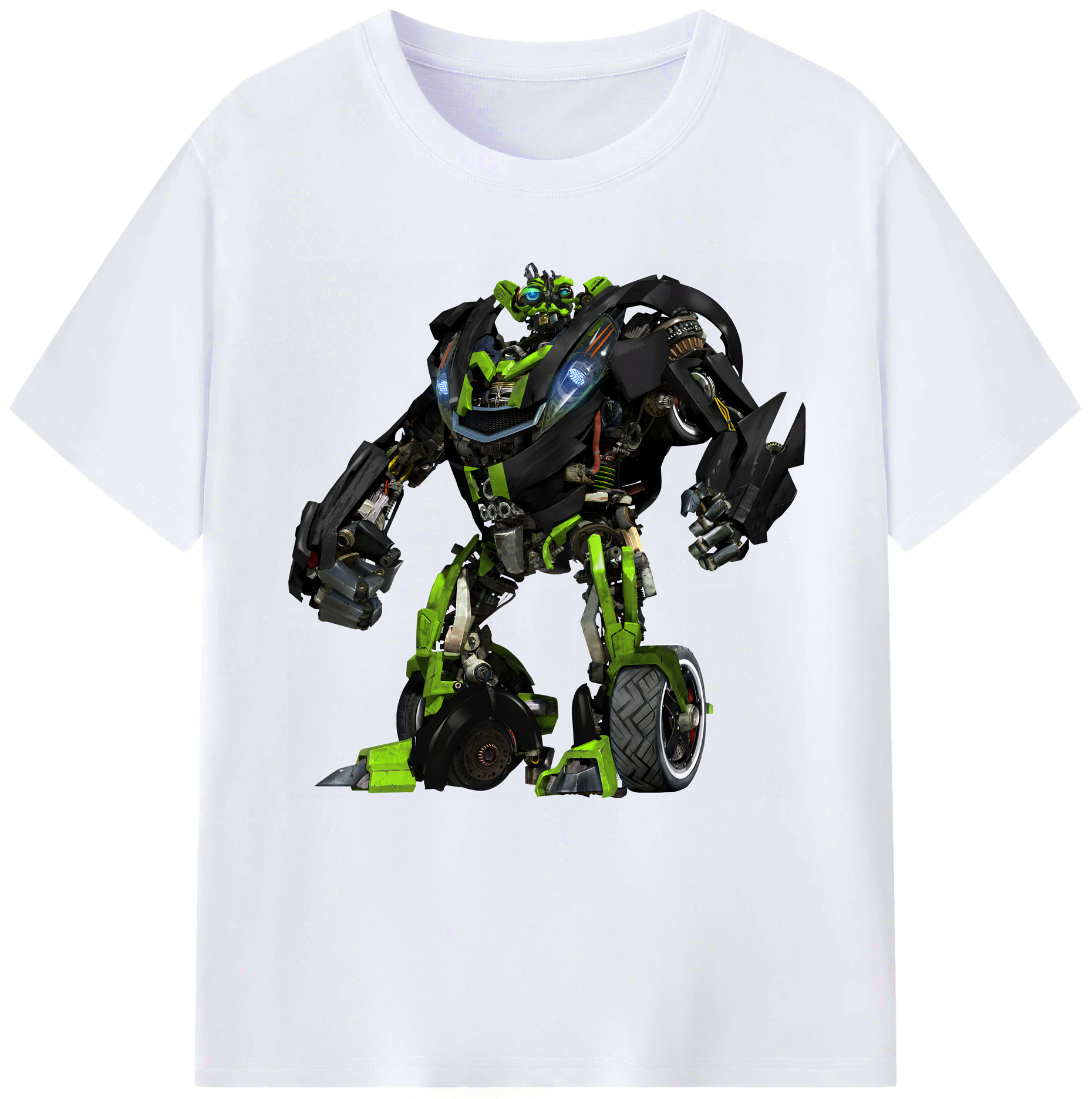 （画像用） Transformers トランスフォーマー レディースカジュアルプリントTシャツ（綿100％）