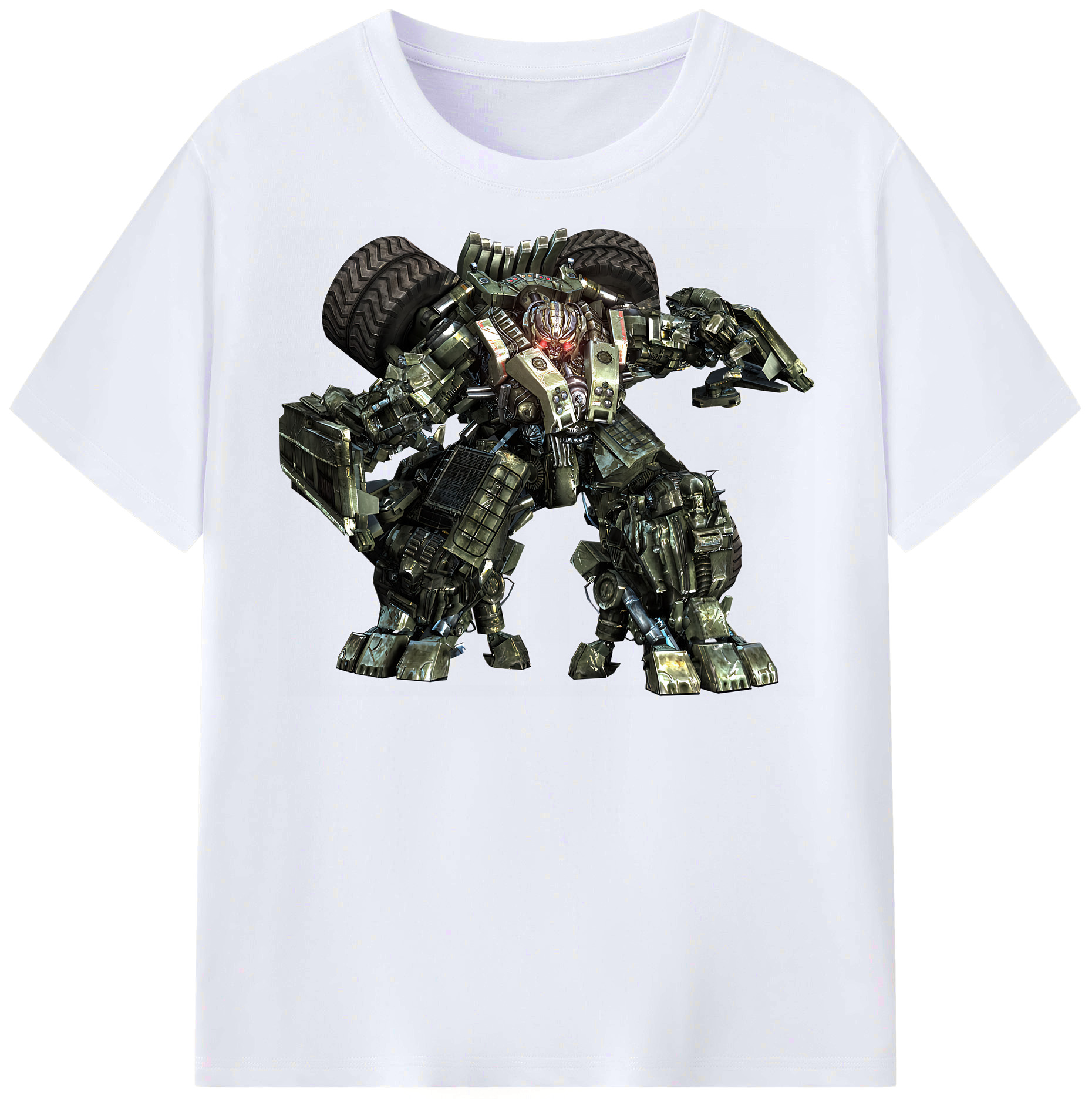 （画像用） Transformers トランスフォーマー レディースカジュアルプリントTシャツ（綿100％）
