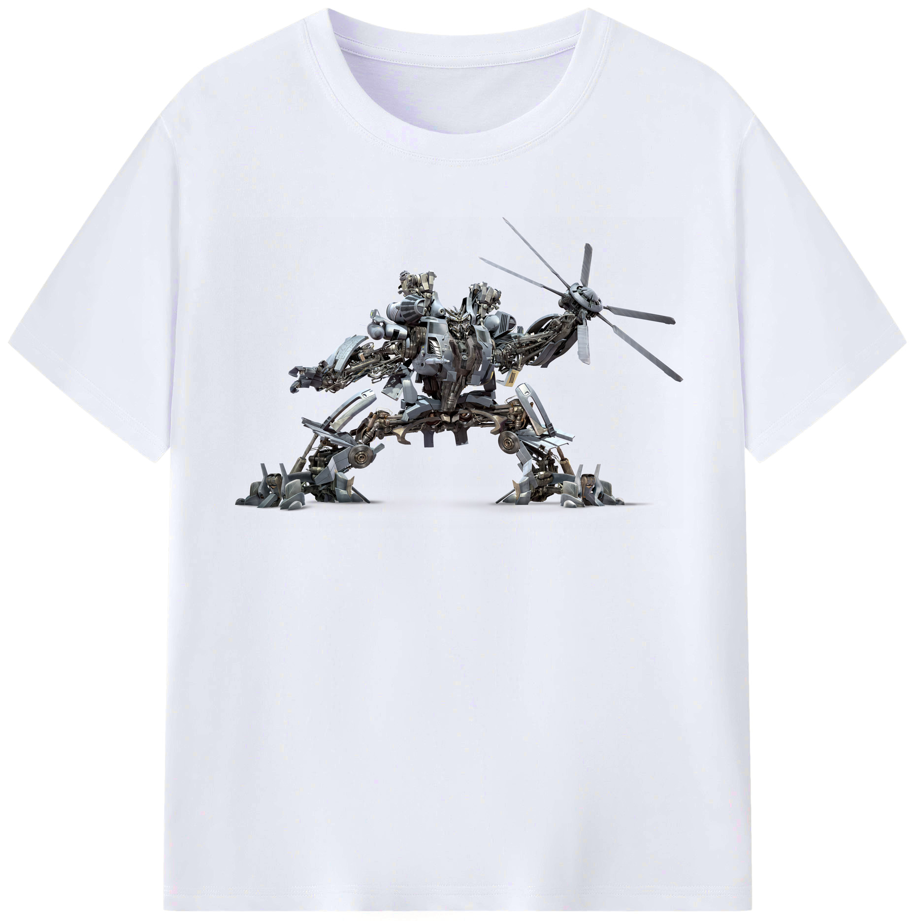 （画像用） Transformers トランスフォーマー レディースカジュアルプリントTシャツ（綿100％）