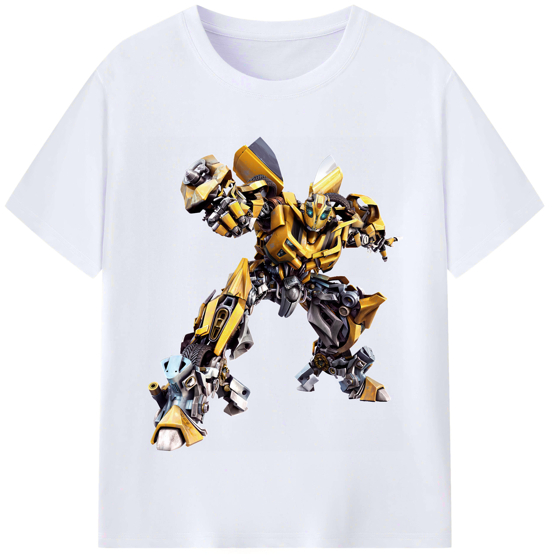 （画像用） Transformers トランスフォーマー レディースカジュアルプリントTシャツ（綿100％）