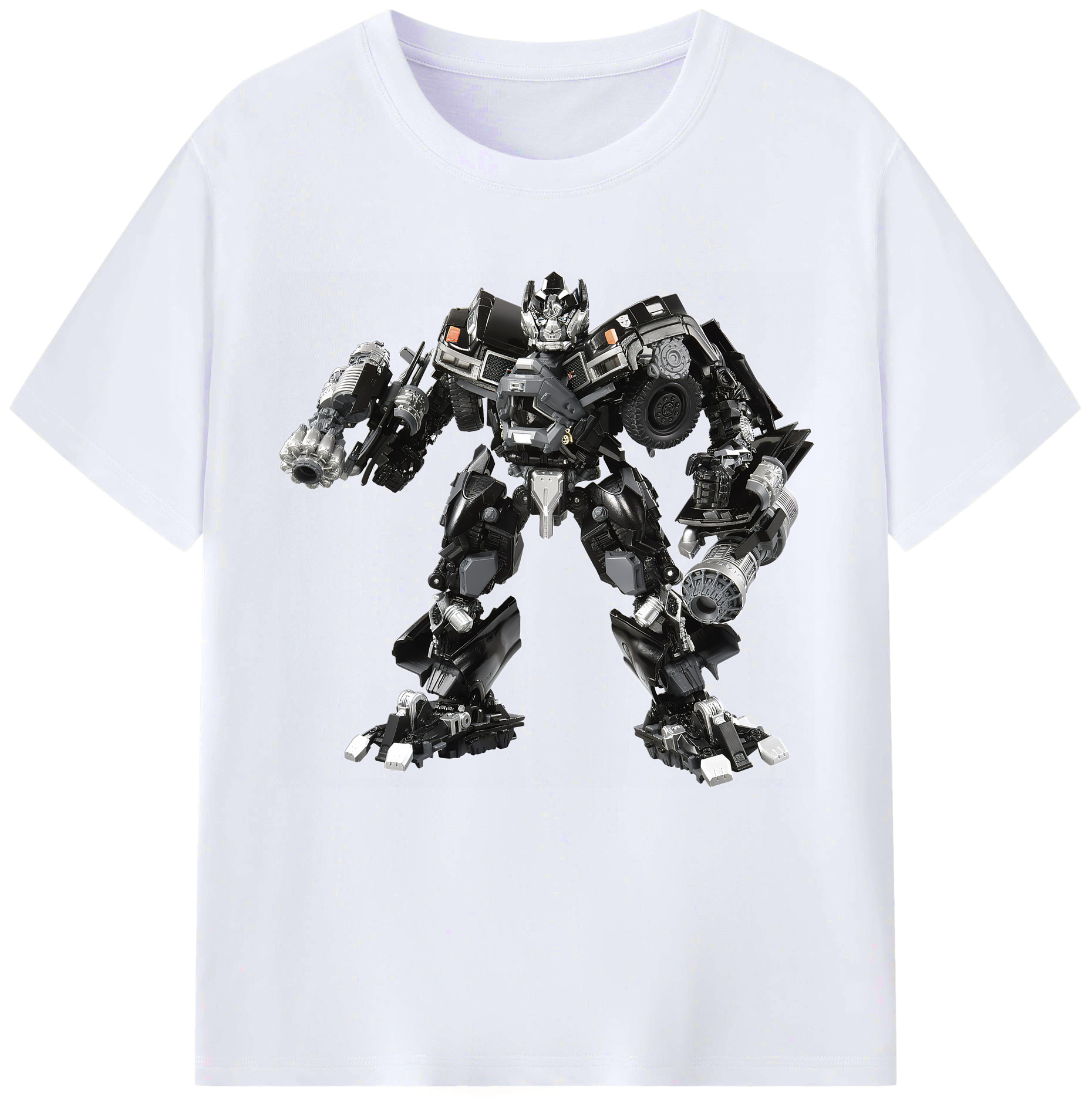 （画像用） Transformers トランスフォーマー レディースカジュアルプリントTシャツ（綿100％）