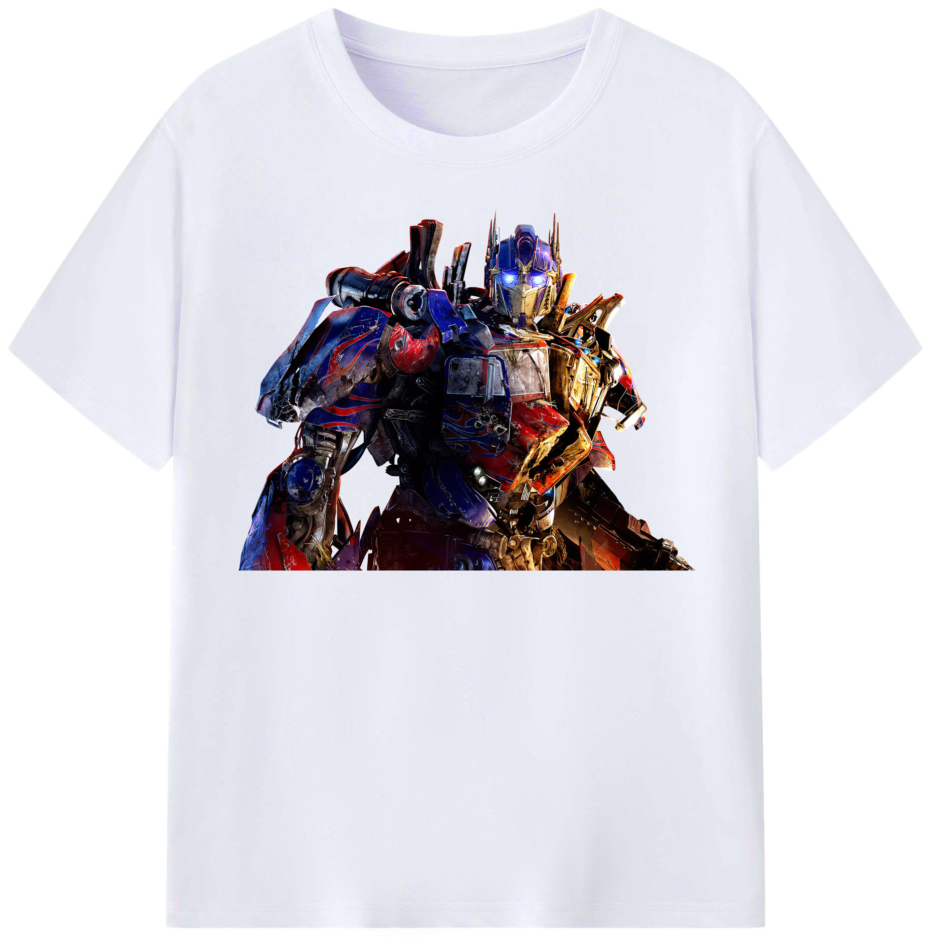 （画像用） Transformers トランスフォーマー レディースカジュアルプリントTシャツ（綿100％）