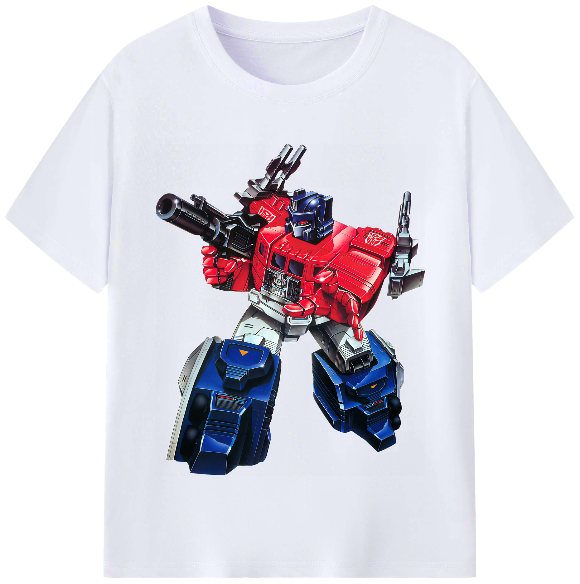（画像用） Transformers トランスフォーマー レディースカジュアルプリントTシャツ（綿100％）