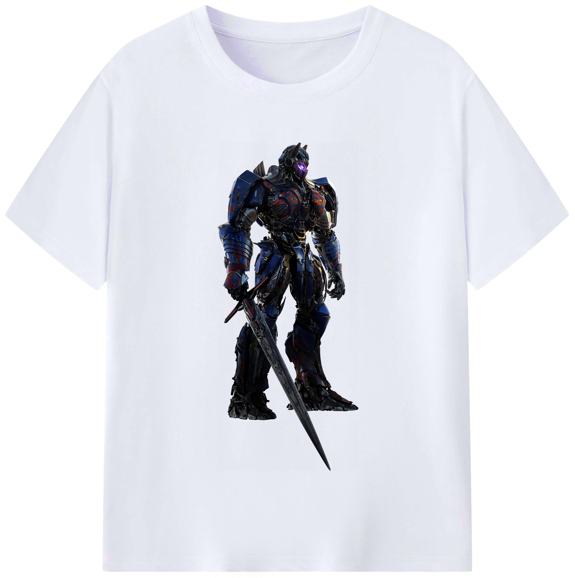 （画像用） Transformers トランスフォーマー レディースカジュアルプリントTシャツ（綿100％）