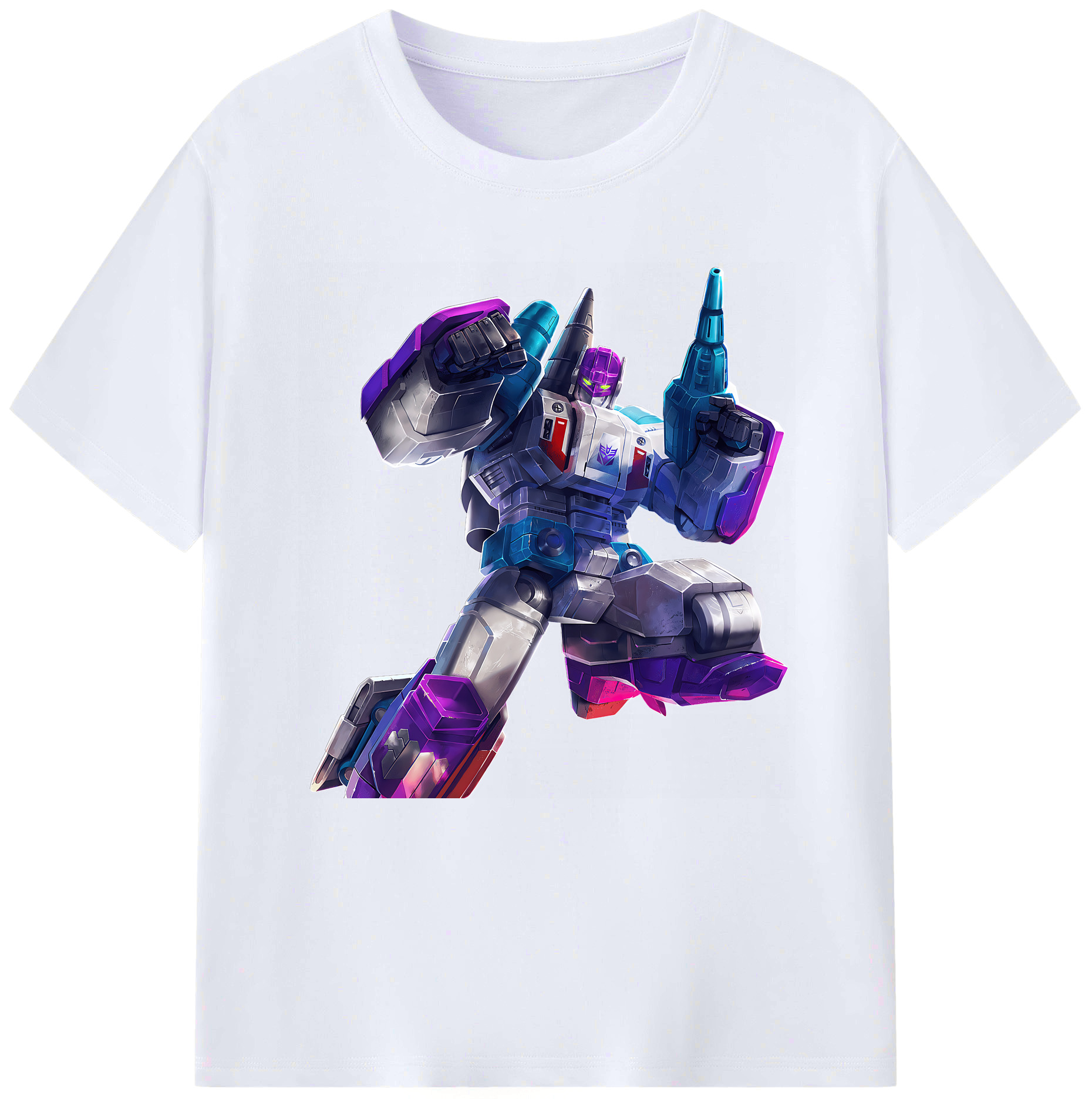 （画像用） Transformers トランスフォーマー レディースカジュアルプリントTシャツ（綿100％）