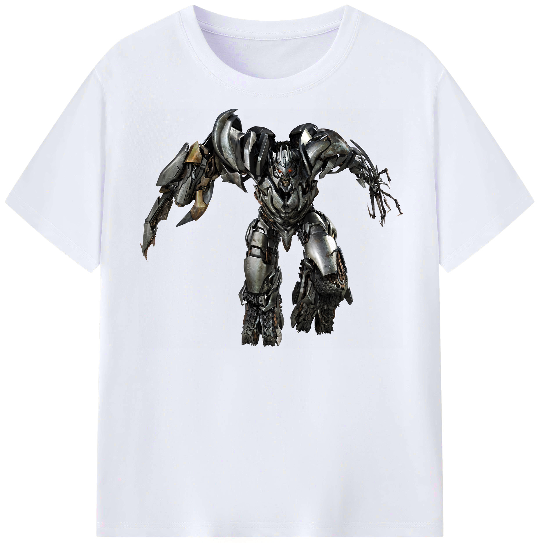 （画像用） Transformers トランスフォーマー レディースカジュアルプリントTシャツ（綿100％）