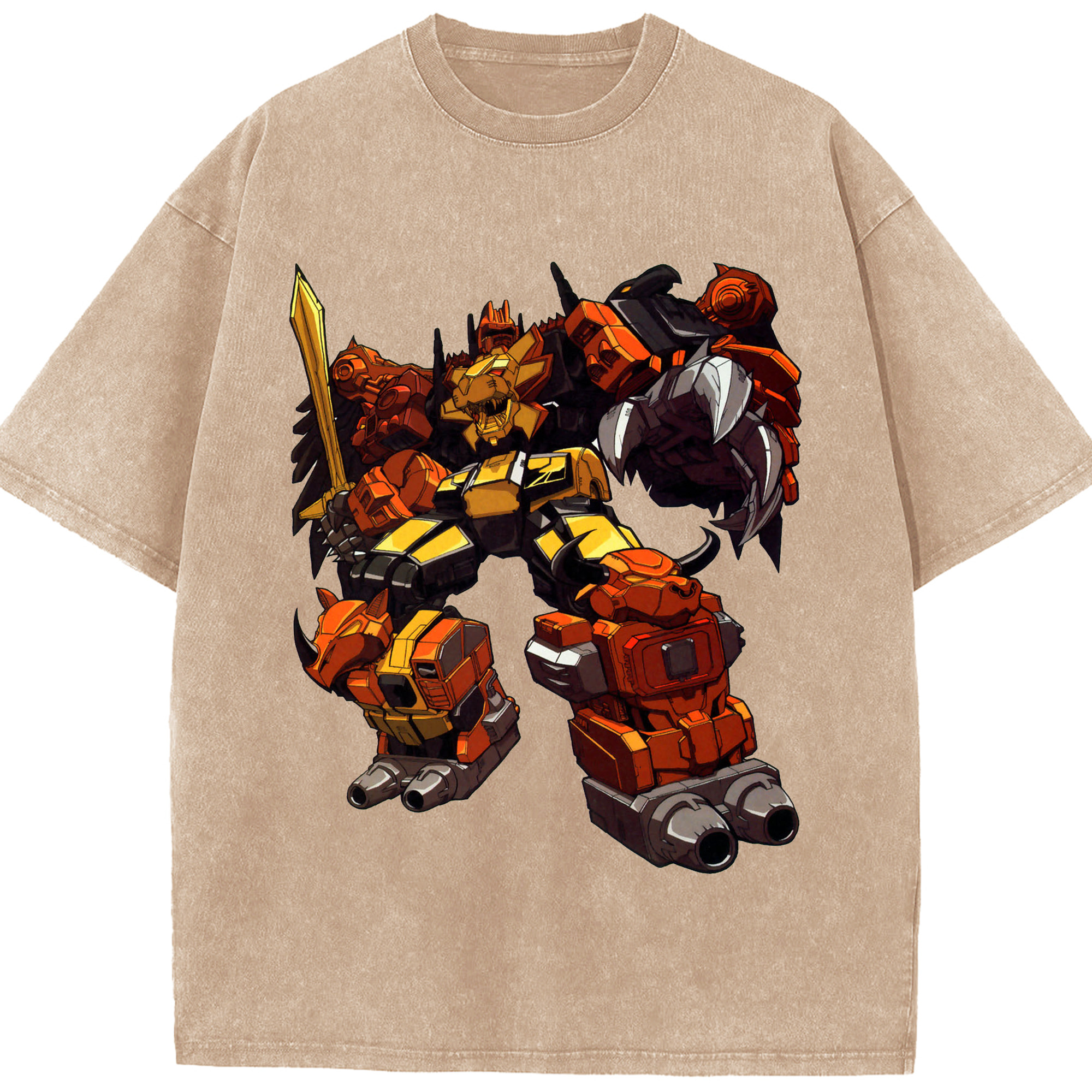（画像用）  綿100% ヴィンテージ風 半袖Tシャツ（フロントプリント）