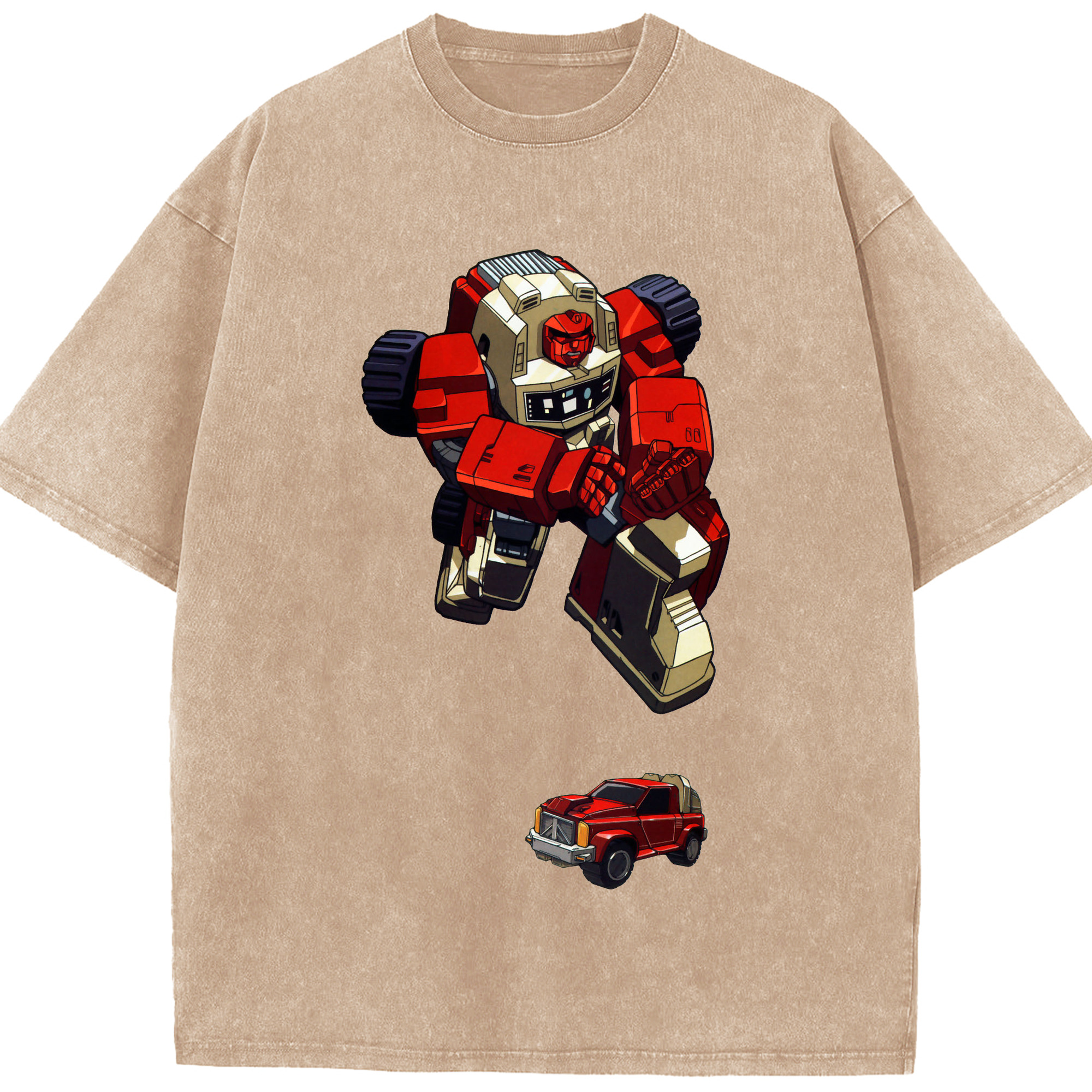 （画像用）  綿100% ヴィンテージ風 半袖Tシャツ（フロントプリント）