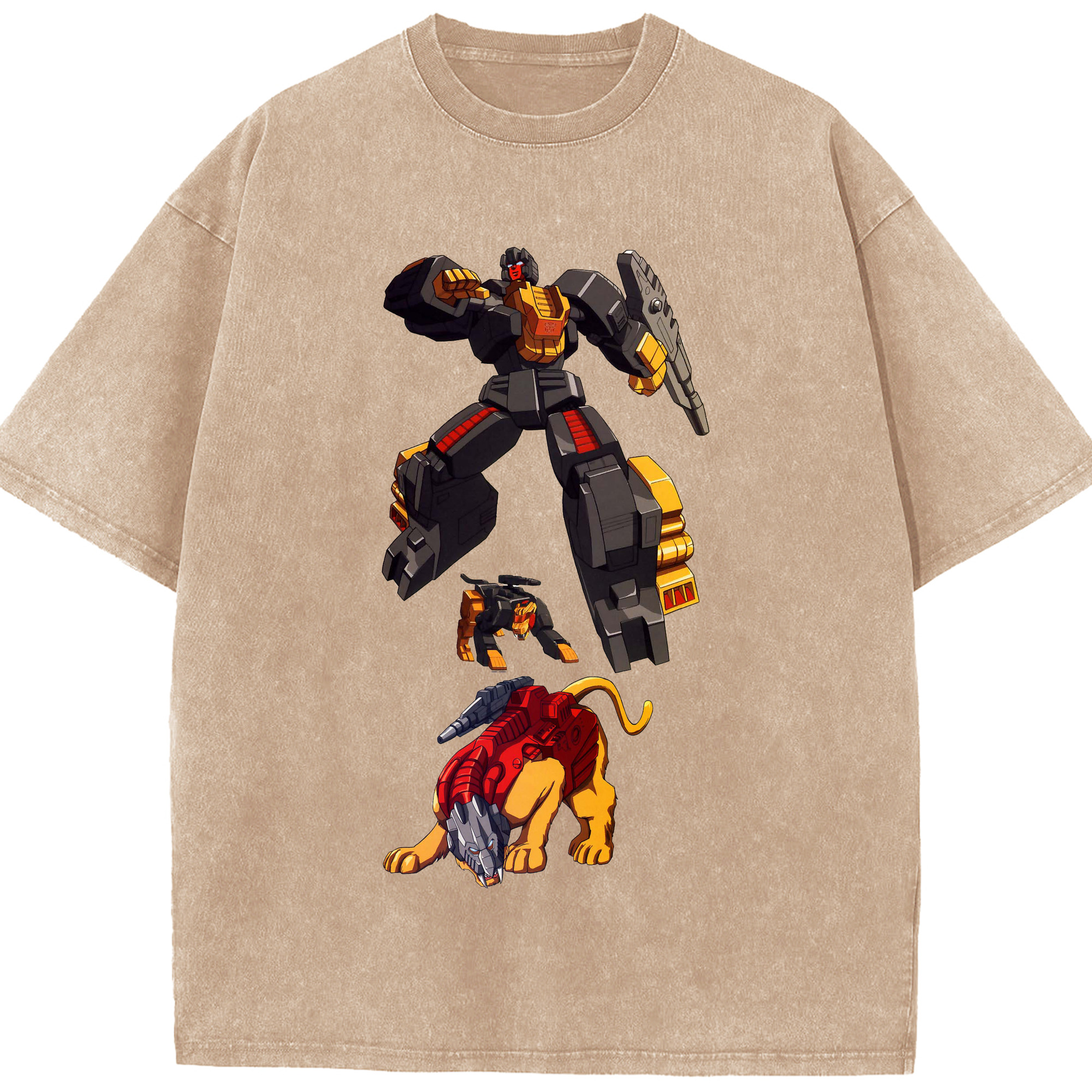 （画像用）  綿100% ヴィンテージ風 半袖Tシャツ（フロントプリント）