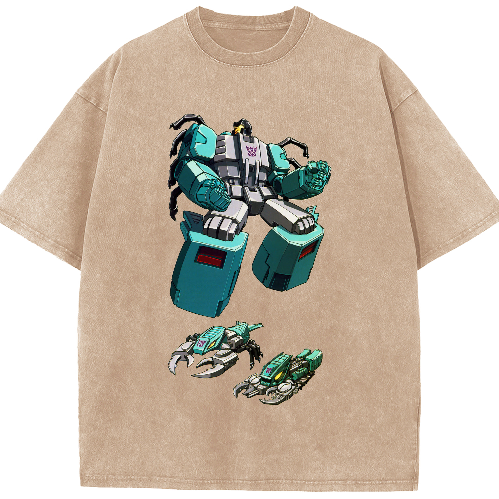 （画像用）  綿100% ヴィンテージ風 半袖Tシャツ（フロントプリント）