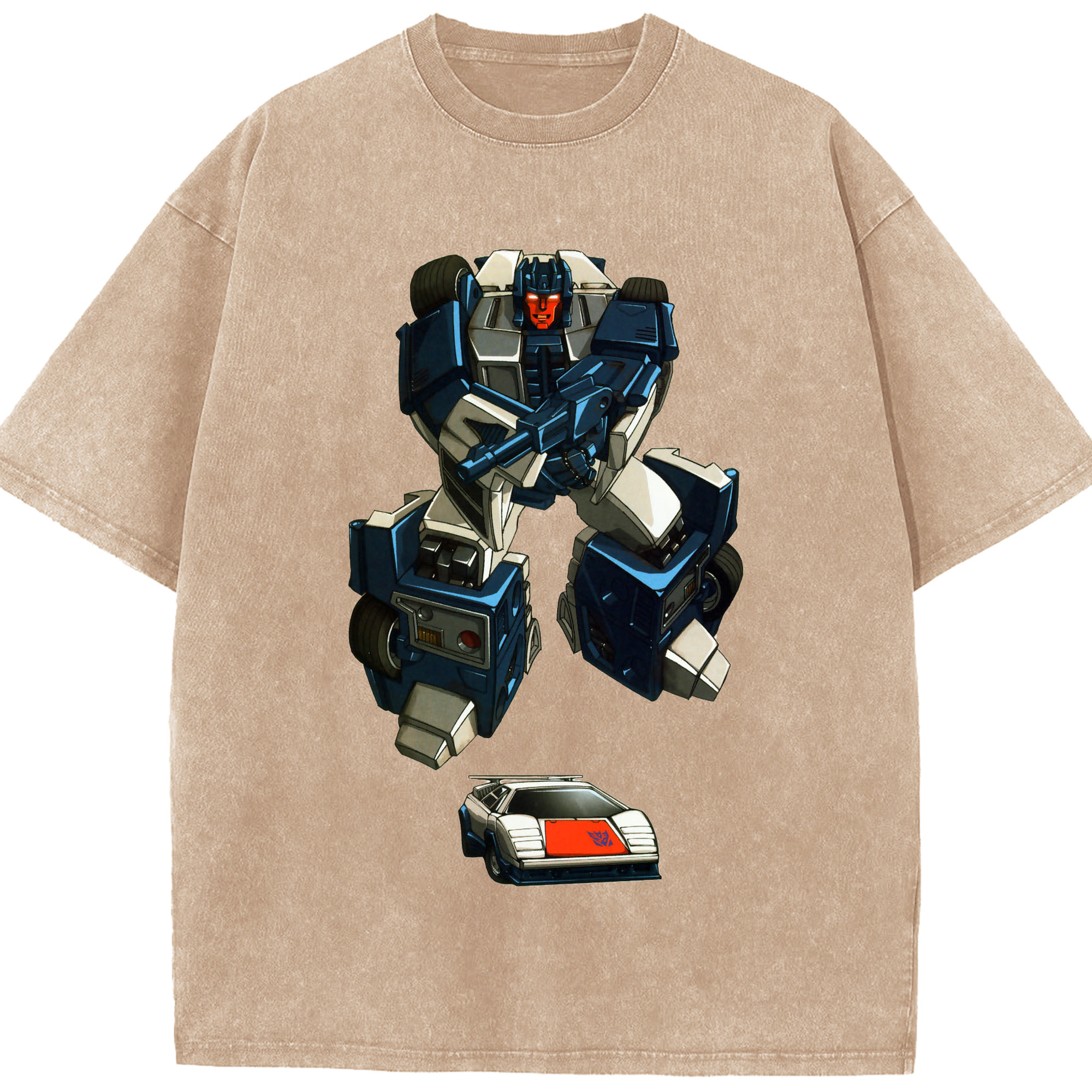（画像用）  綿100% ヴィンテージ風 半袖Tシャツ（フロントプリント）