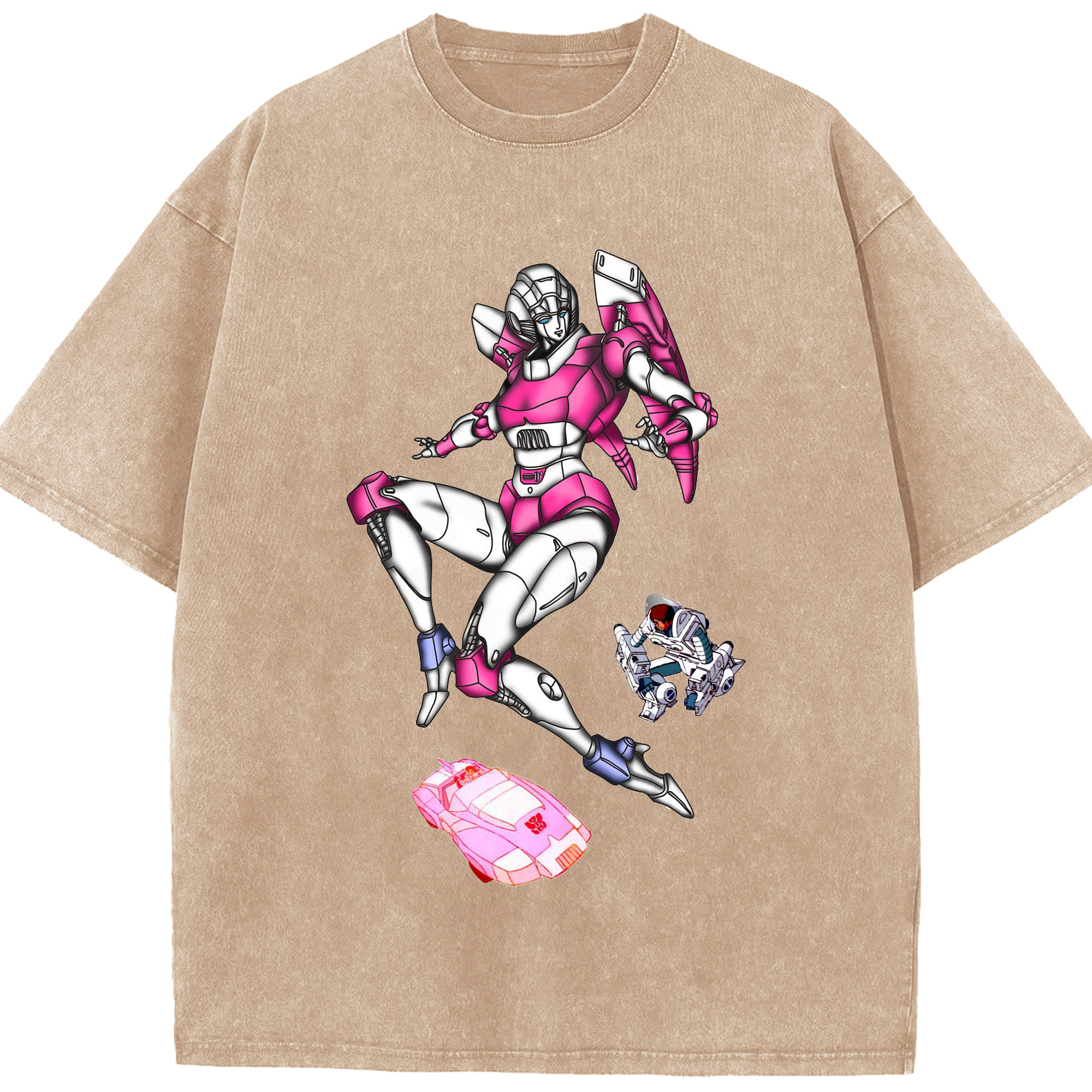 （画像用）  綿100% ヴィンテージ風 半袖Tシャツ（フロントプリント）