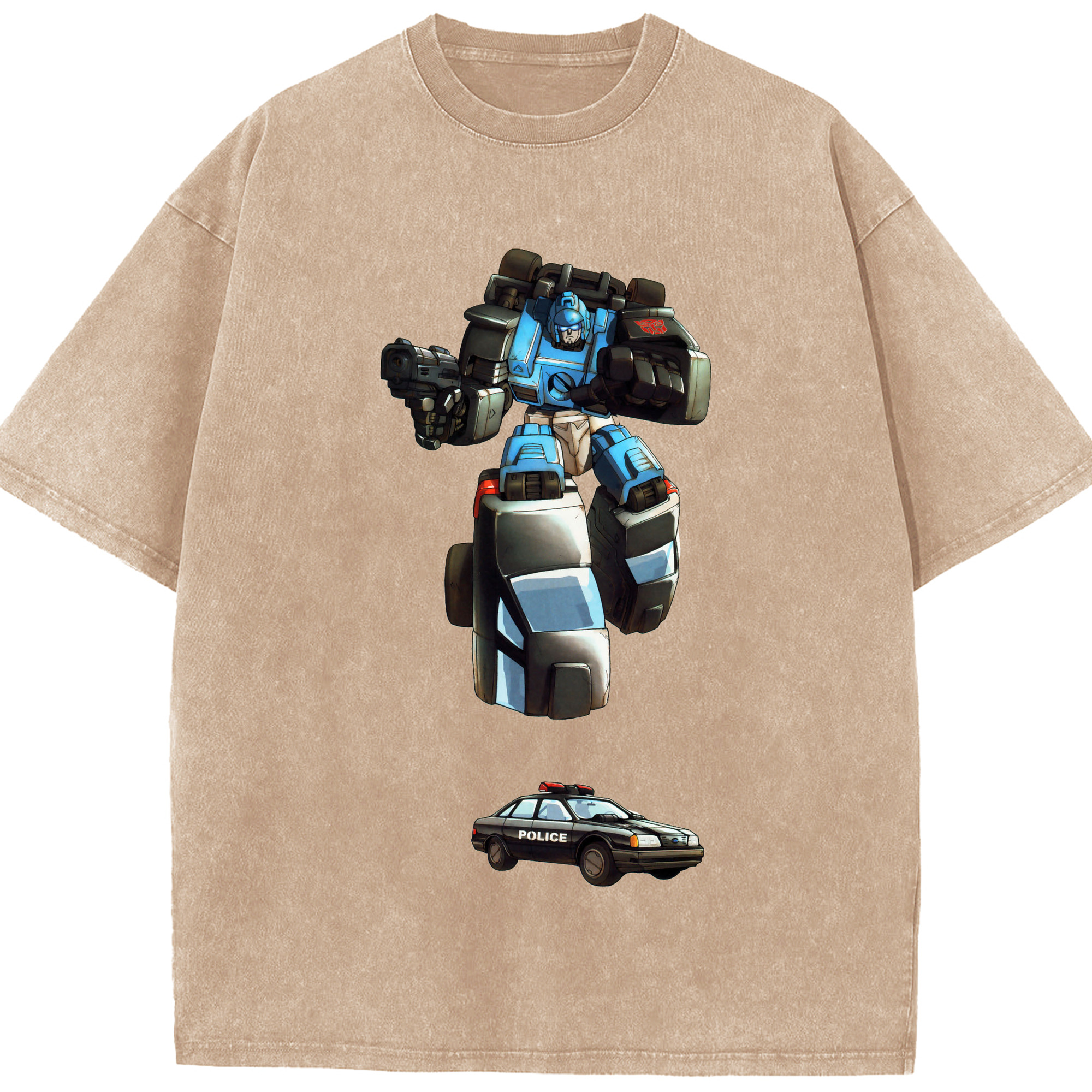 （画像用）  綿100% ヴィンテージ風 半袖Tシャツ（フロントプリント）