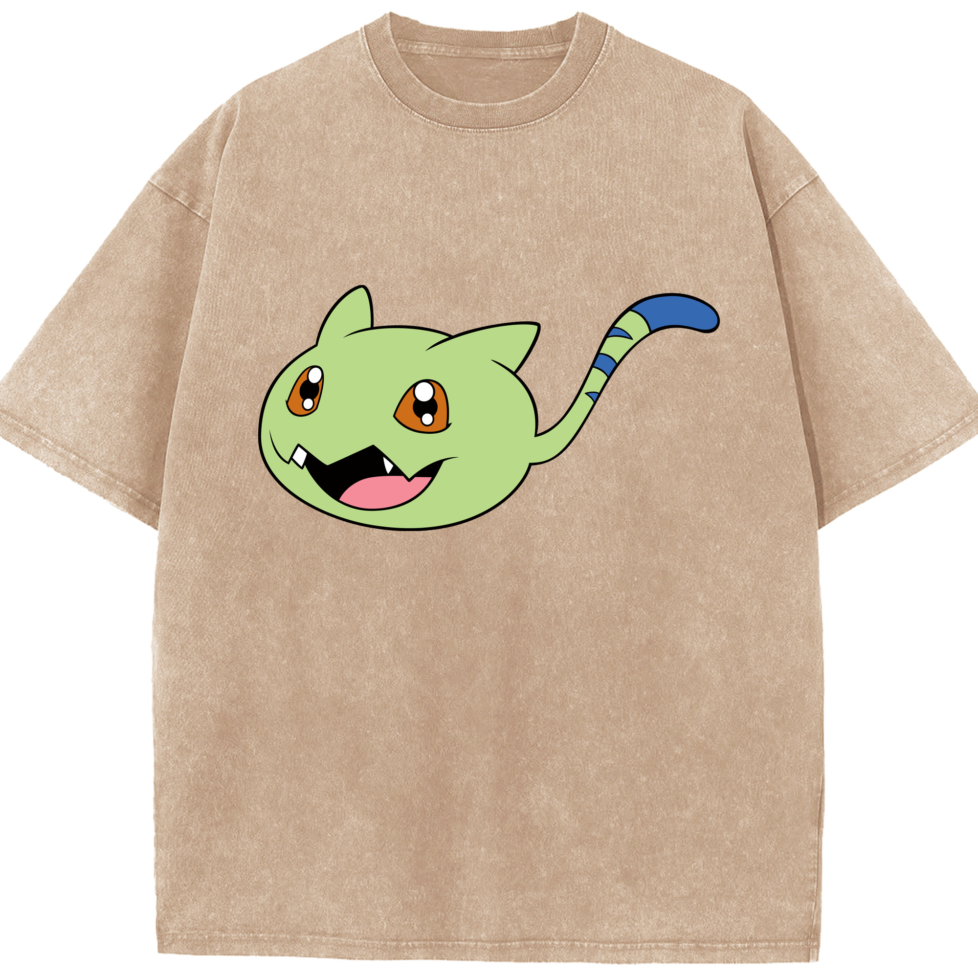（画像用）  綿100% ヴィンテージ風 半袖Tシャツ（フロントプリント）