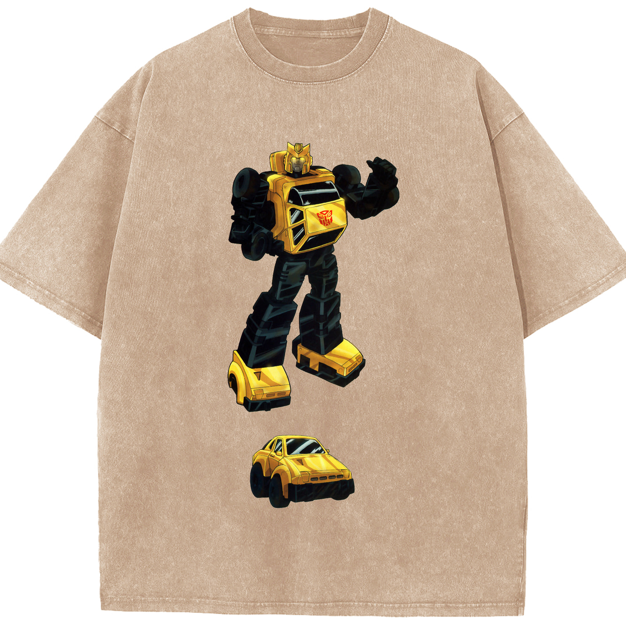 （画像用）  綿100% ヴィンテージ風 半袖Tシャツ（フロントプリント）