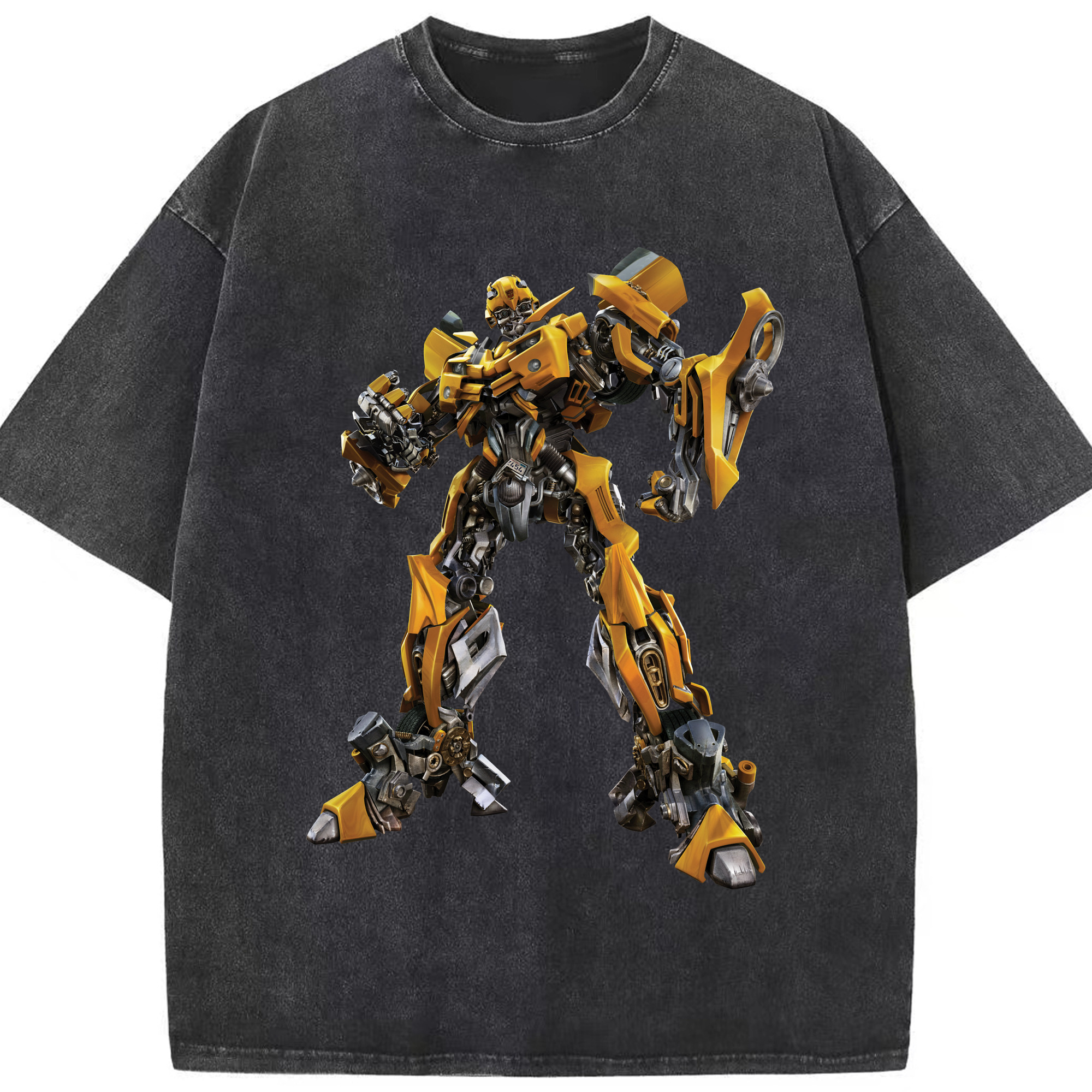 （画像用）  綿100% ヴィンテージ風 半袖Tシャツ（フロントプリント）