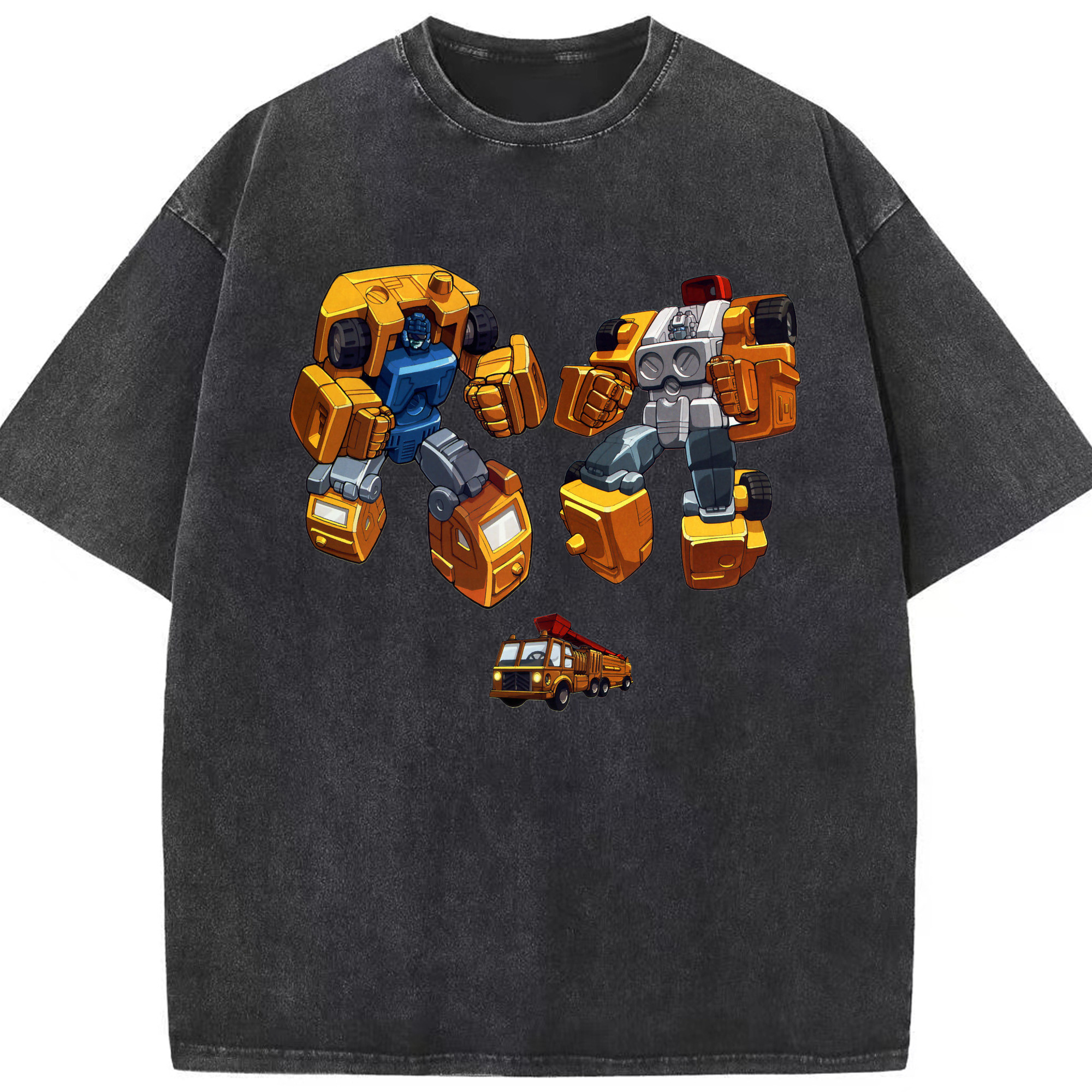 （画像用）  綿100% ヴィンテージ風 半袖Tシャツ（フロントプリント）