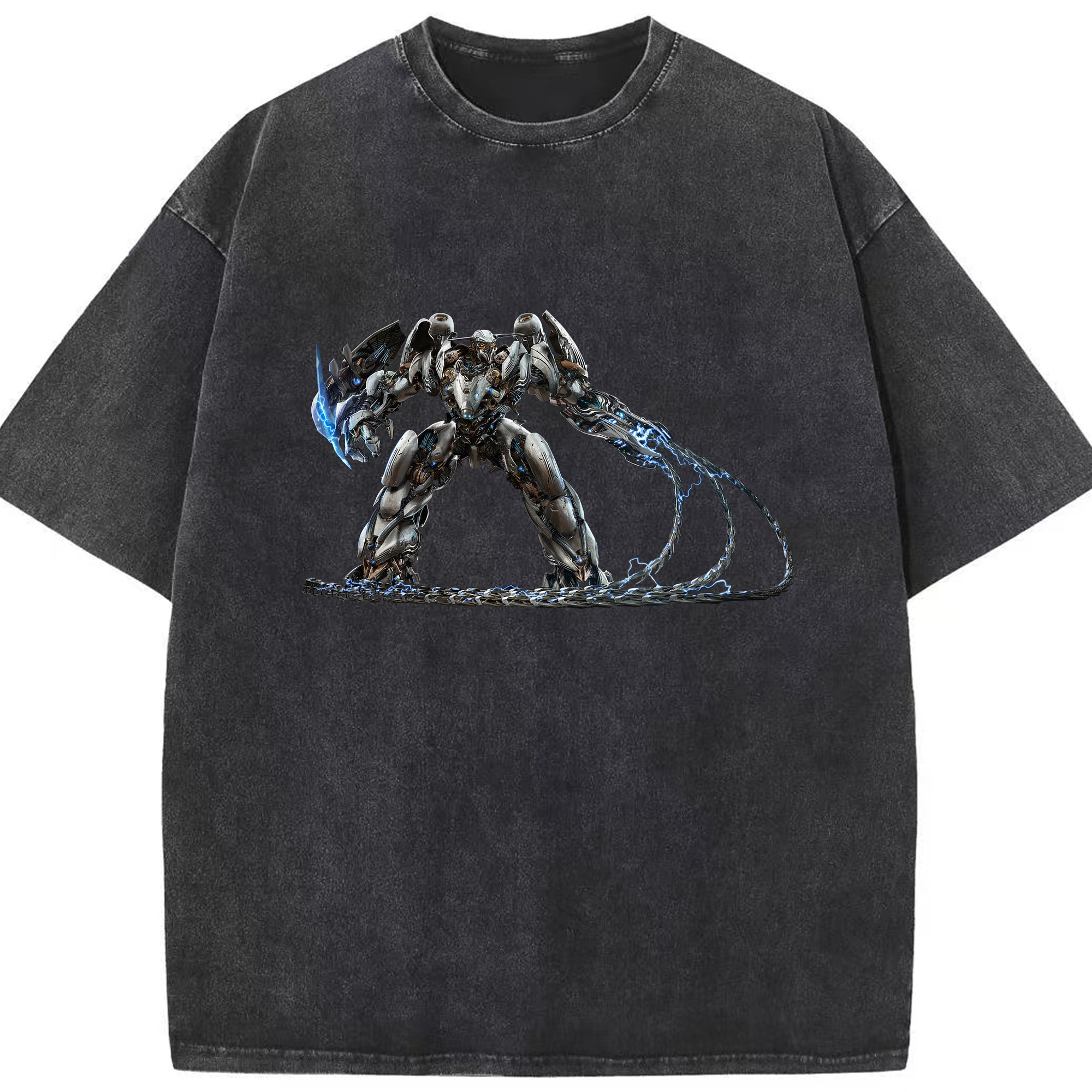 （画像用）  綿100% ヴィンテージ風 半袖Tシャツ（フロントプリント）