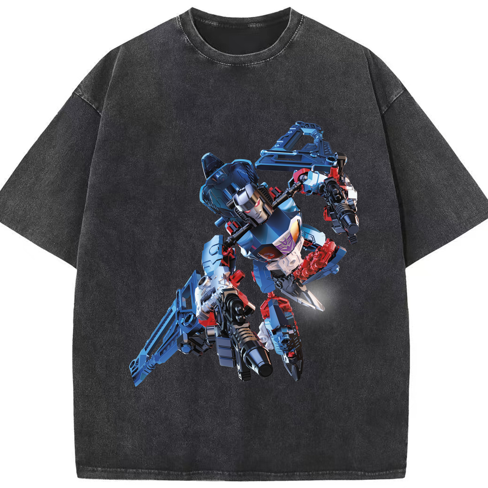 （画像用）  綿100% ヴィンテージ風 半袖Tシャツ（フロントプリント）