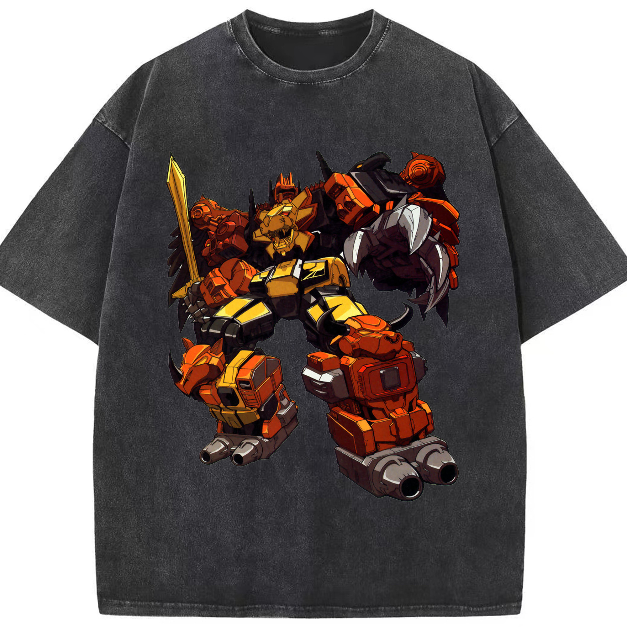 （画像用）  綿100% ヴィンテージ風 半袖Tシャツ（フロントプリント）