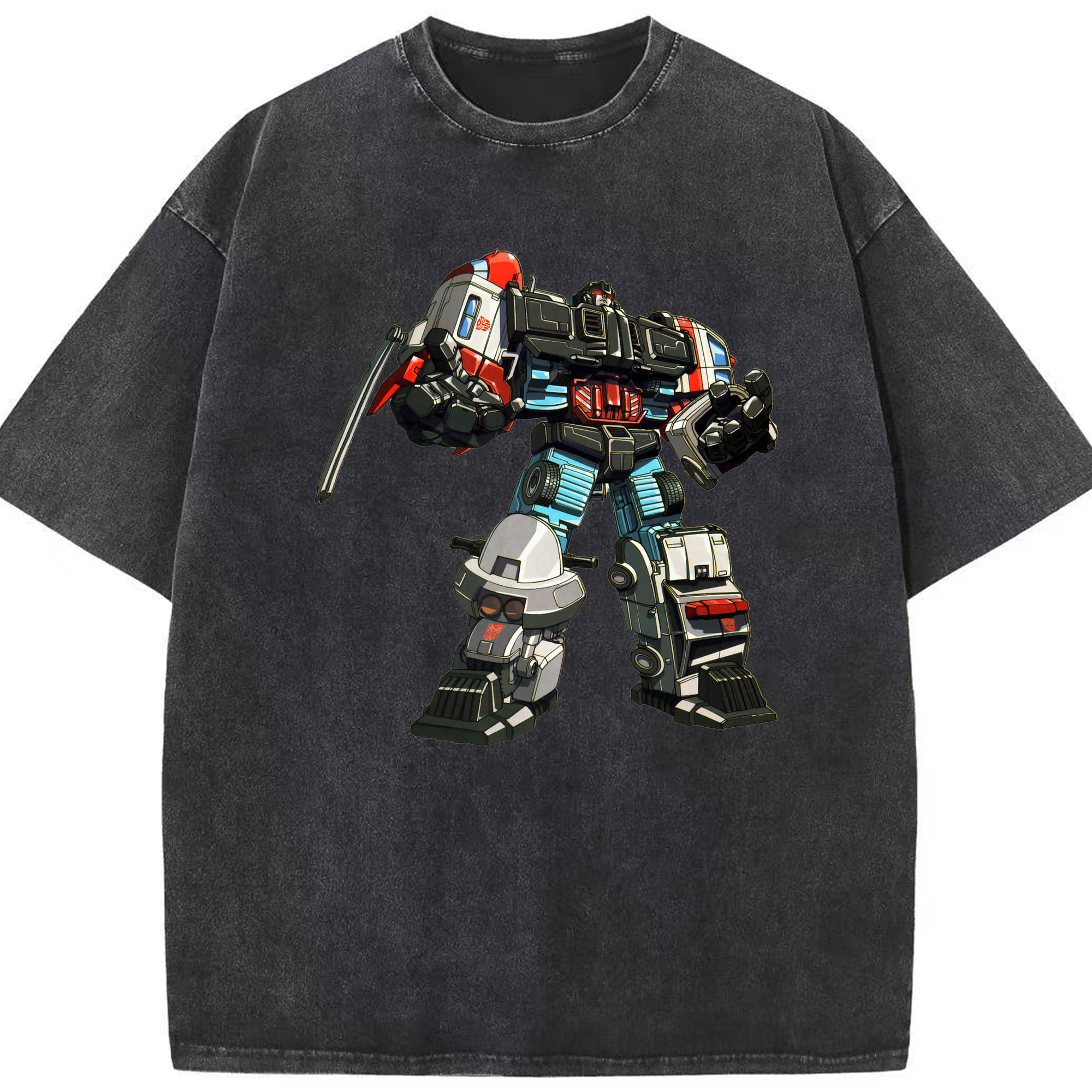 （画像用）  綿100% ヴィンテージ風 半袖Tシャツ（フロントプリント）