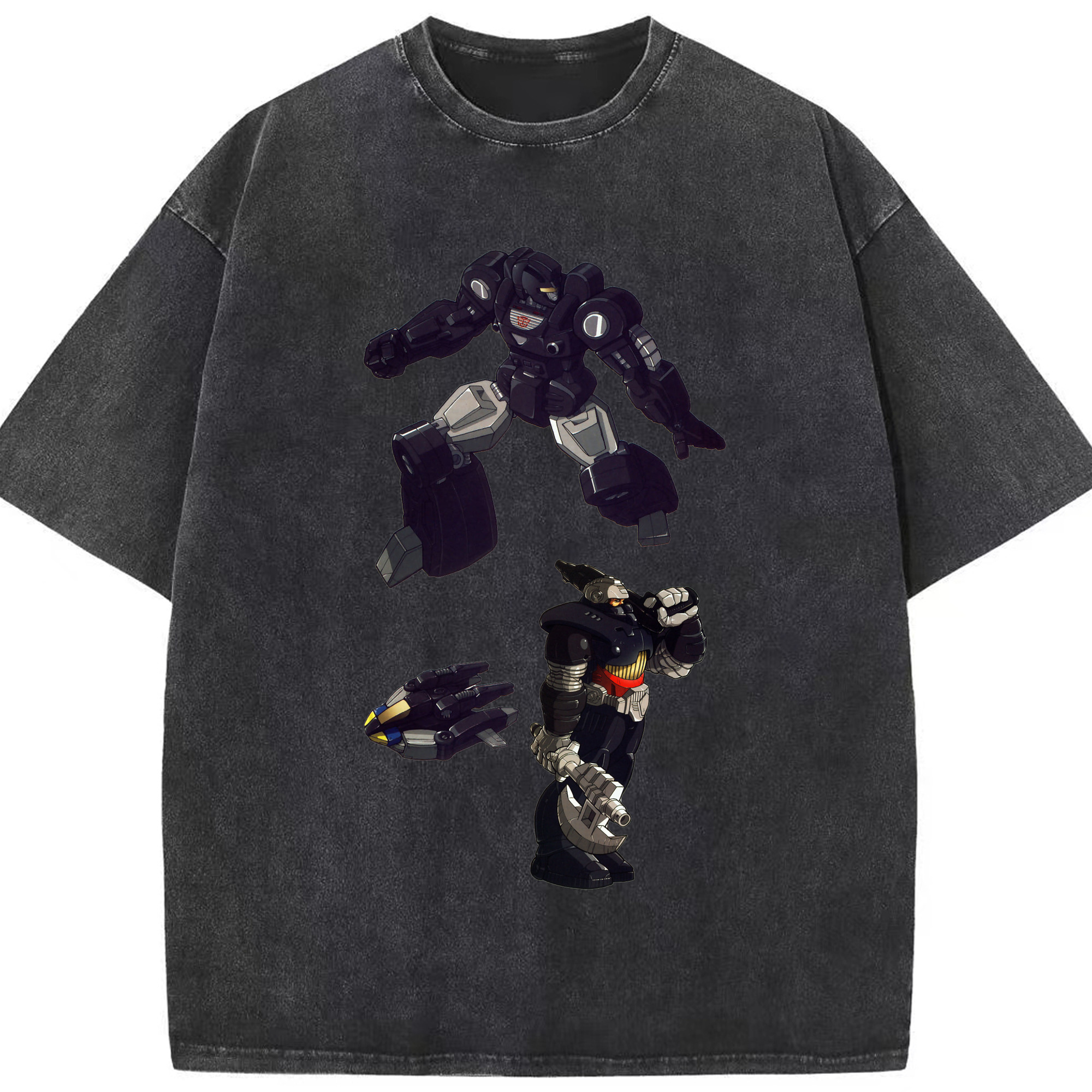 （画像用）  綿100% ヴィンテージ風 半袖Tシャツ（フロントプリント）